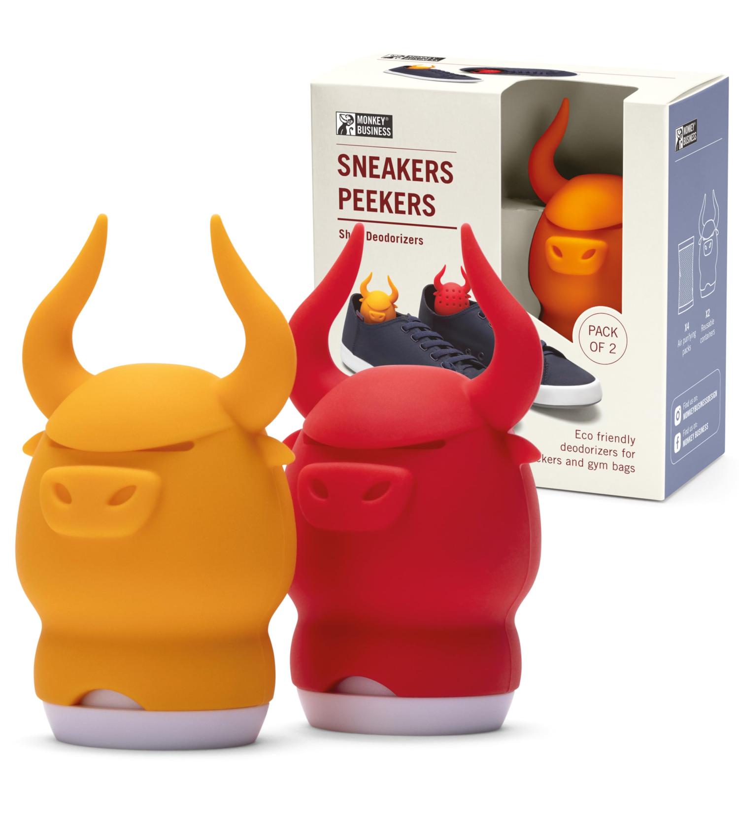 Monkey Business Shoe Odor Eliminators - Cute Bunny Deodorizers for Sneakers, Shoes & More - Buy Online on GoSupps.com