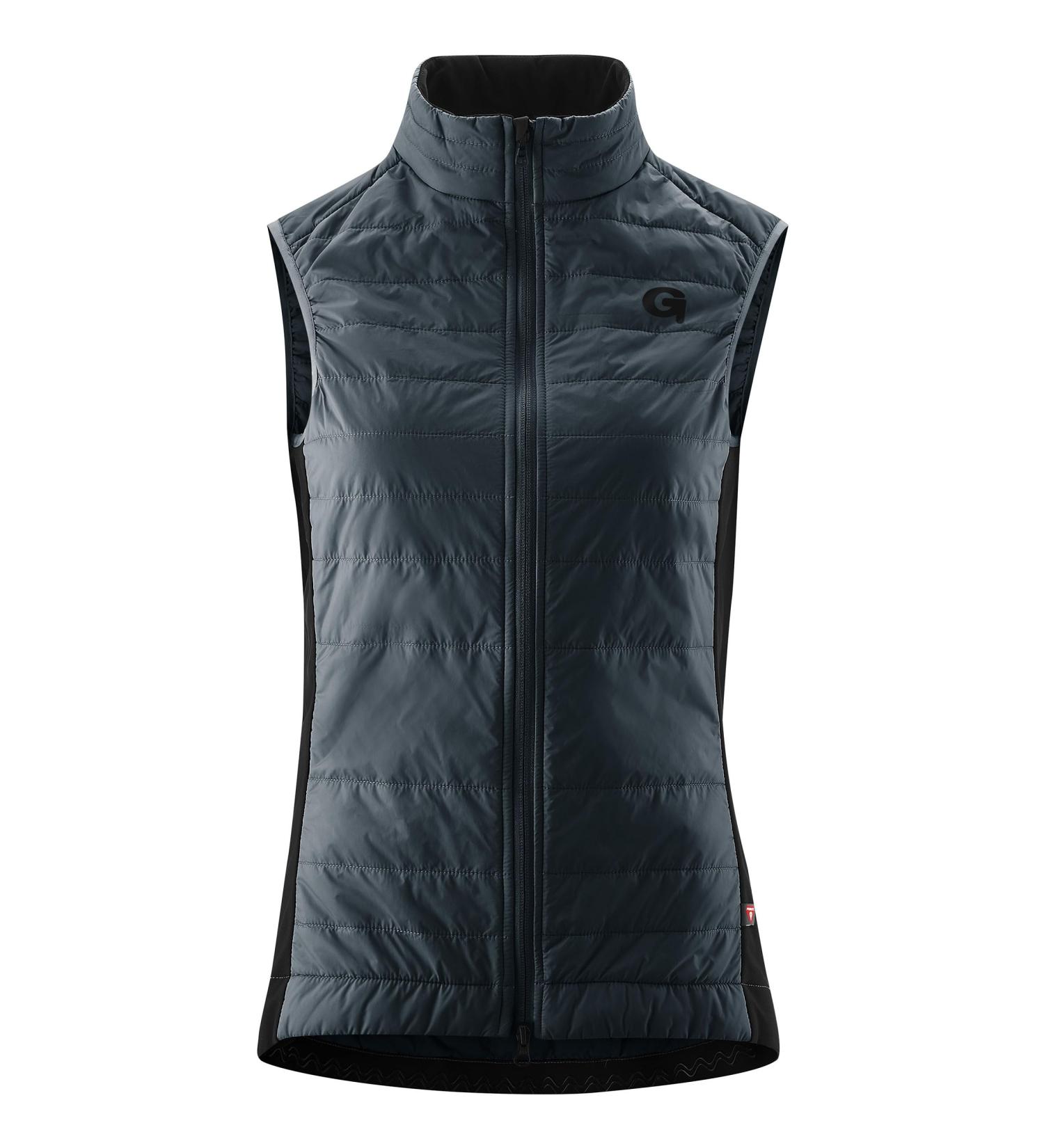 Gonso Women's Sestriere Quilted Vest - Graphite Size 46 | Stylish & Lightweight International Shipping - Buy Online on GoSupps.com