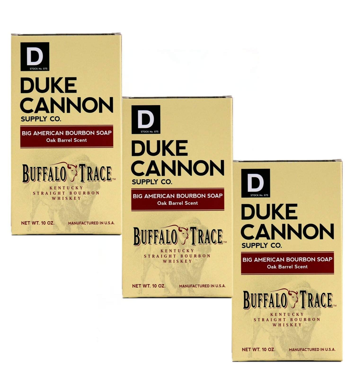 Duke Cannon Supply Co. Big Ass Brick of Soap Bar for Men - Bourbon Scent - 10 oz (3 Pack) - Buy Online on GoSupps.com