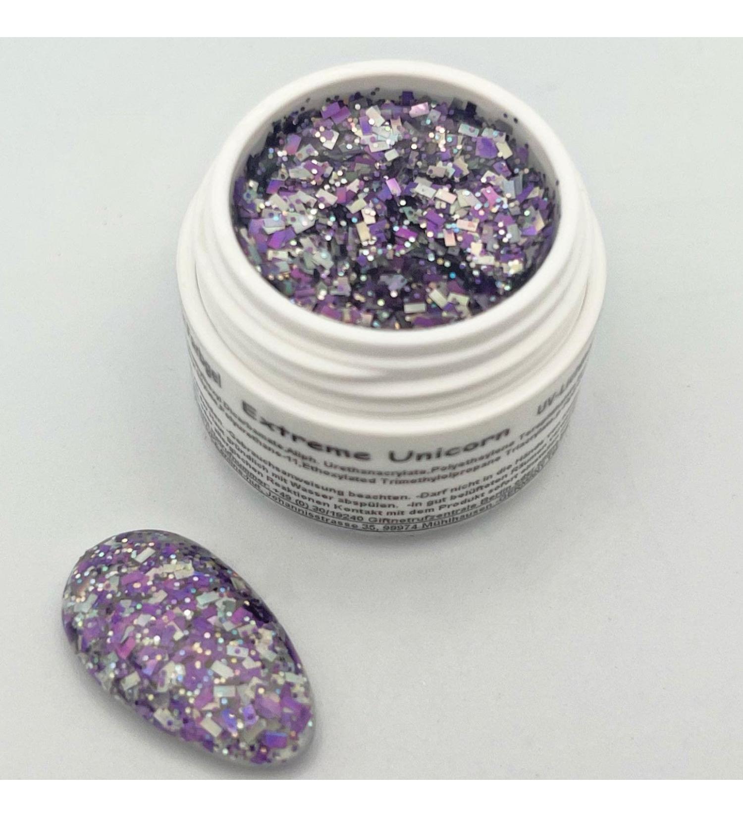 5ml UV Exclusive Big Glitter Gel Extreme Unicorn