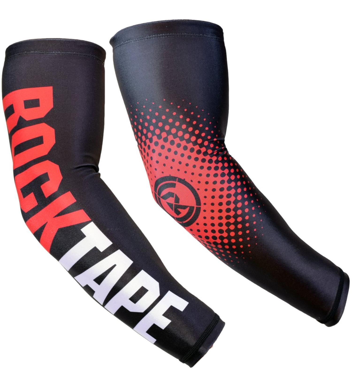 RockGuards Arm Sleeve, Black/Red, Medium