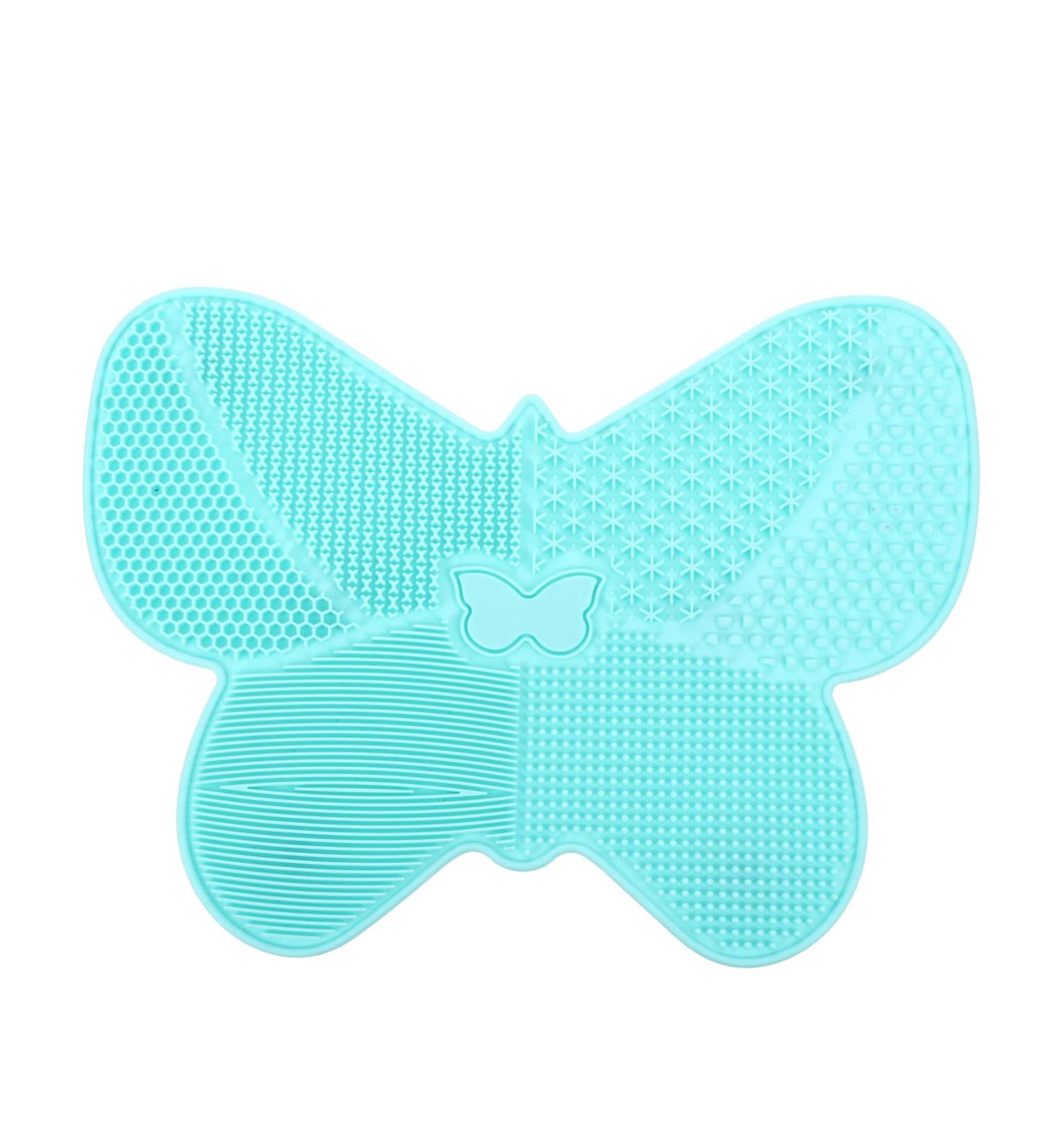 Housoutil 1pc Silicone Scrub Pad Lip Brush Cleaning Mat Brush Cleaning Plate Makeup Brush Scrubber Beauty Tool Cleaning Mat Brush Cleaning Pad Cleaning Tool Hair Make up Silica Gel Cleaner 23X17cm Green - Buy Online on GoSupps.com