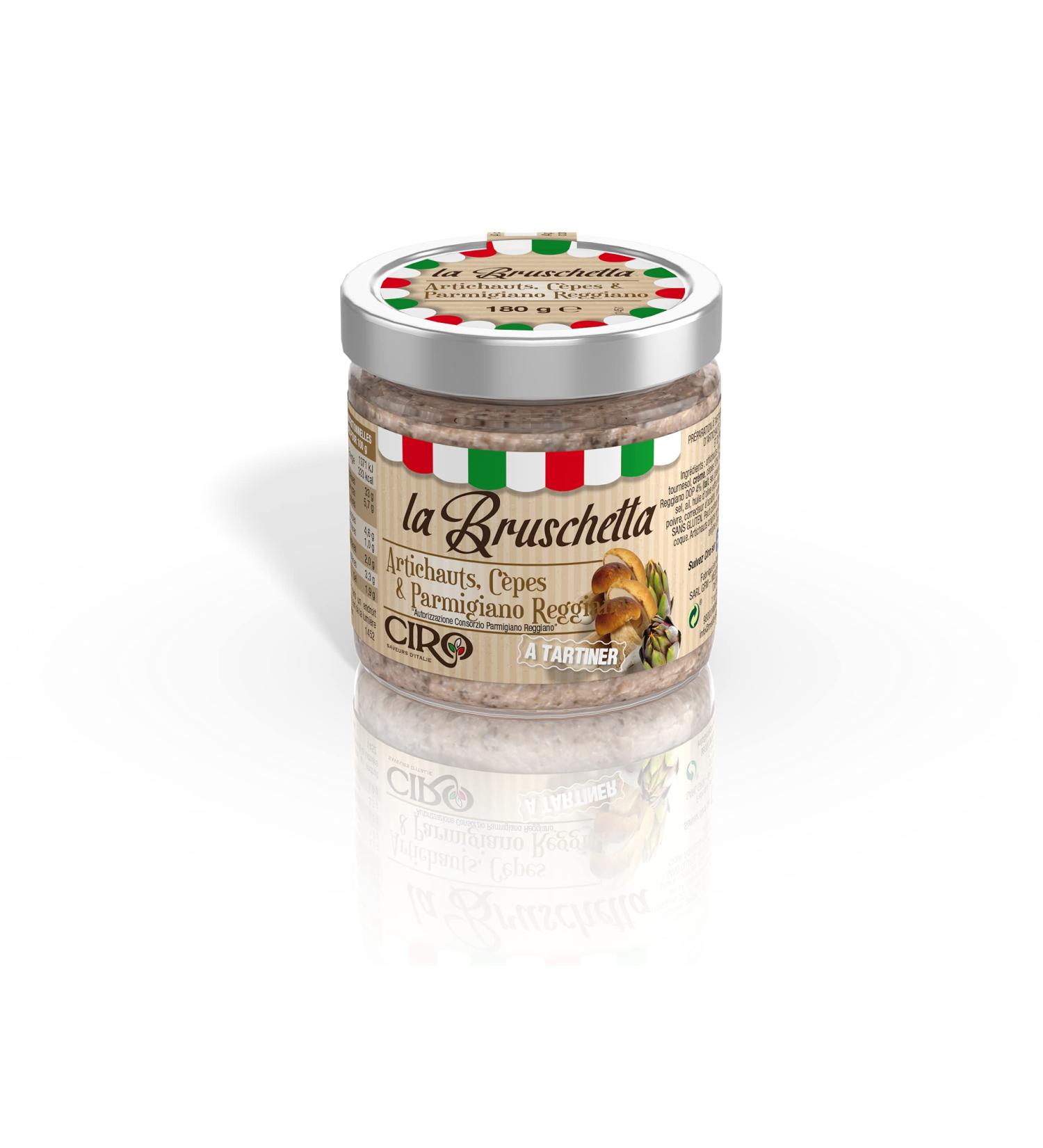 Ciro BRUSCHETTA ARTICHOKES PARMIGIANO REGGIANO AND CEPES 180 G