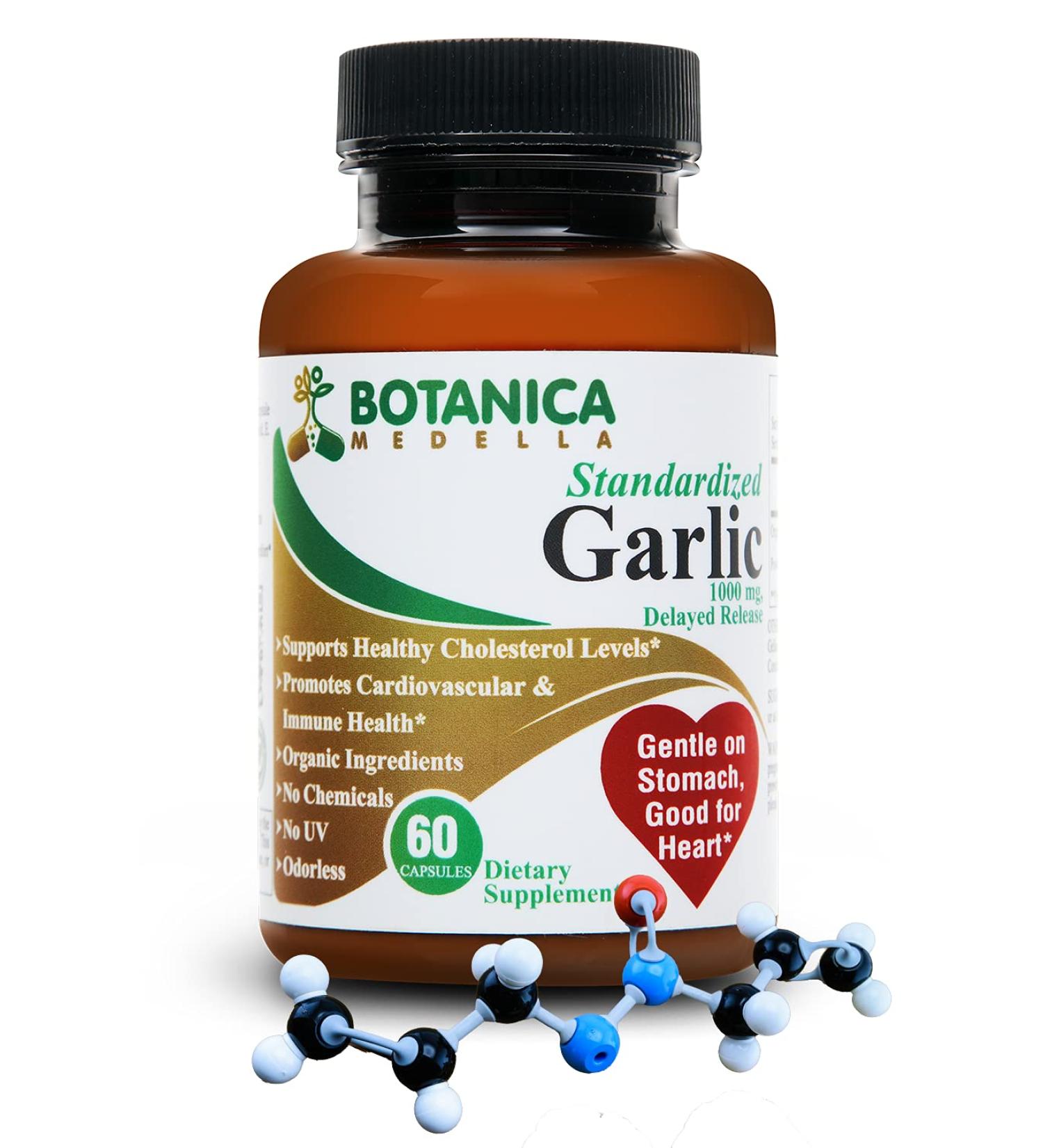 Organic 12400 mcg Allicin Supplement - Odorless & Delayed Release - 3rd Party Tested - 30-60 Days Supply - Buy Online on GoSupps.com