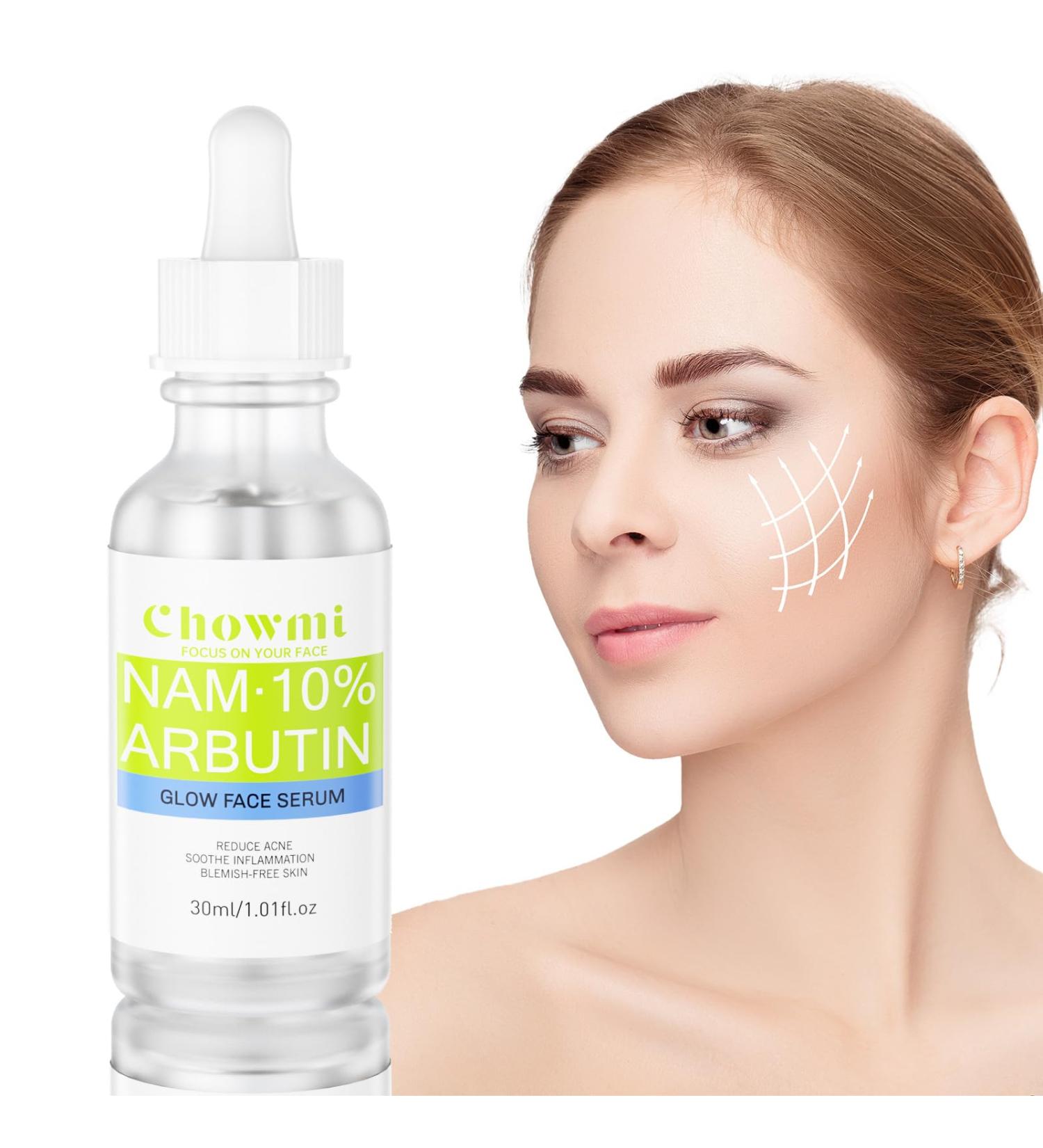Niacinamide Serum 10% with Arbutin & Zinc | Pore Minimizer Redness Relief & Anti-Aging - Even Skin Tone - Buy Online on GoSupps.com