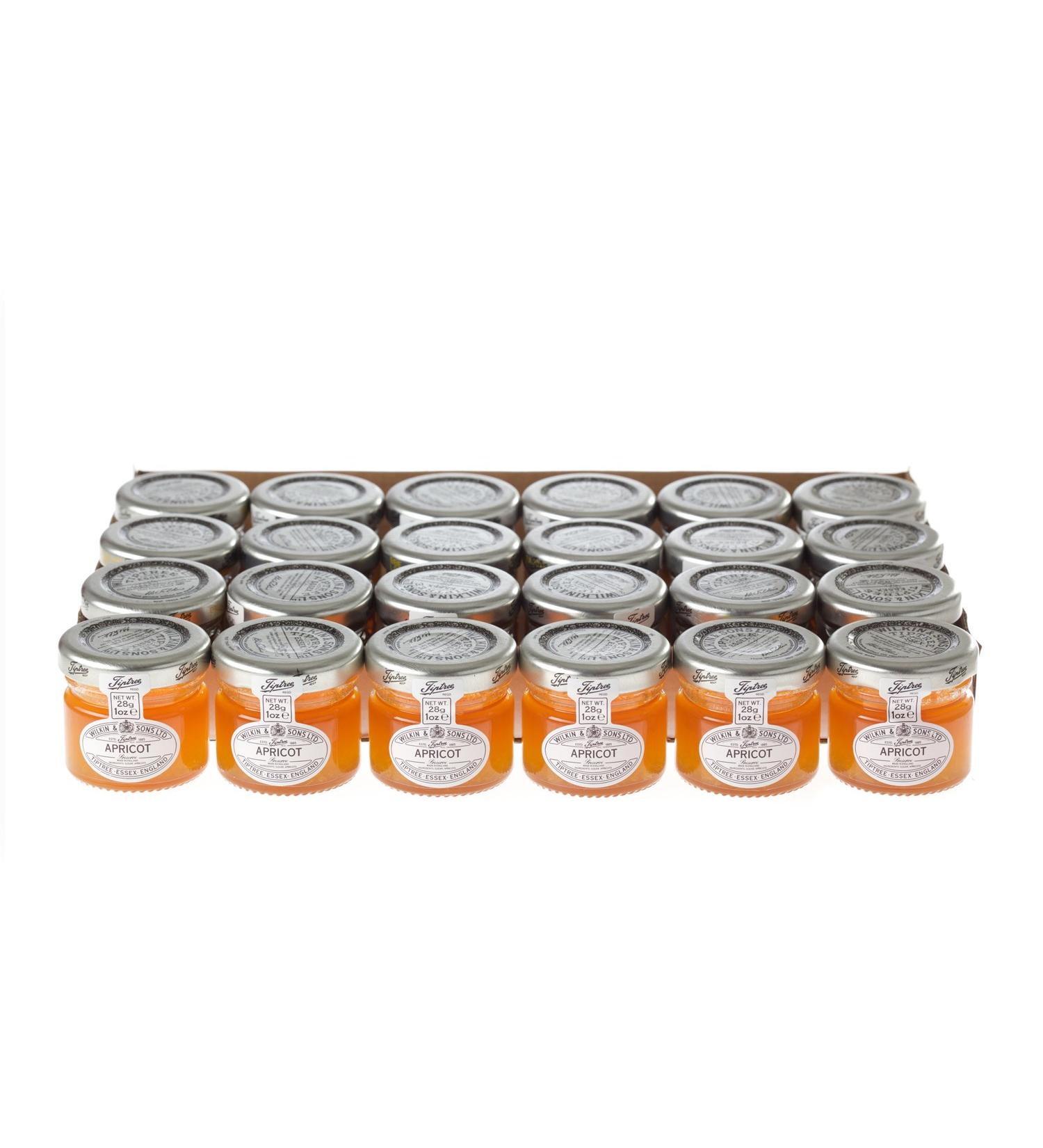 Wilkin & Sons Ltd Wilkin & Sons Pack of 24 mini jars of Tiptree apricot jam - 28g