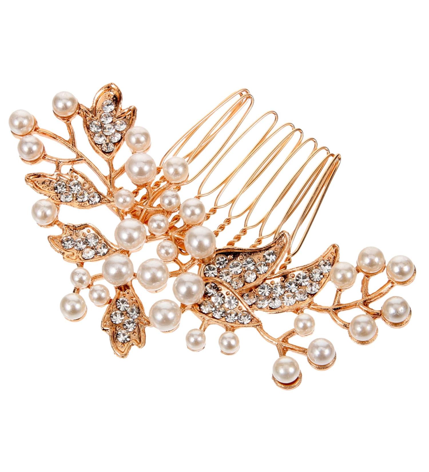 PLAFOPE Pearl Hair Side Comb Wedding Hair Side Comb Bridal Hair Accessories Hair Side Comb for Women Wedding Hair Accessories for Bride Bridal Hair Side Comb Bride Hair Side Comb Hair Comb - Buy Online on GoSupps.com