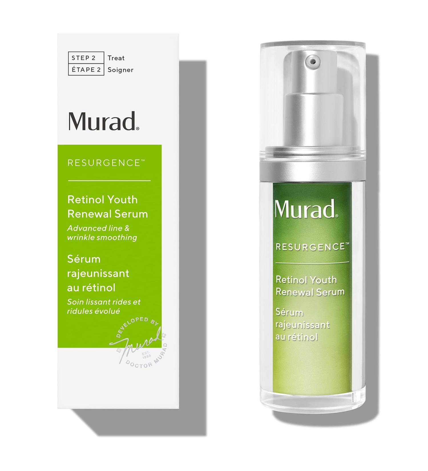 Murad Resurgence Retinol Youth Renewal Serum - Anti-Aging Serum for Lines and Wrinkles -Retinol Serum for Face and Neck - Youth Serum for Smoother Skin 30 ml - Buy Online on GoSupps.com