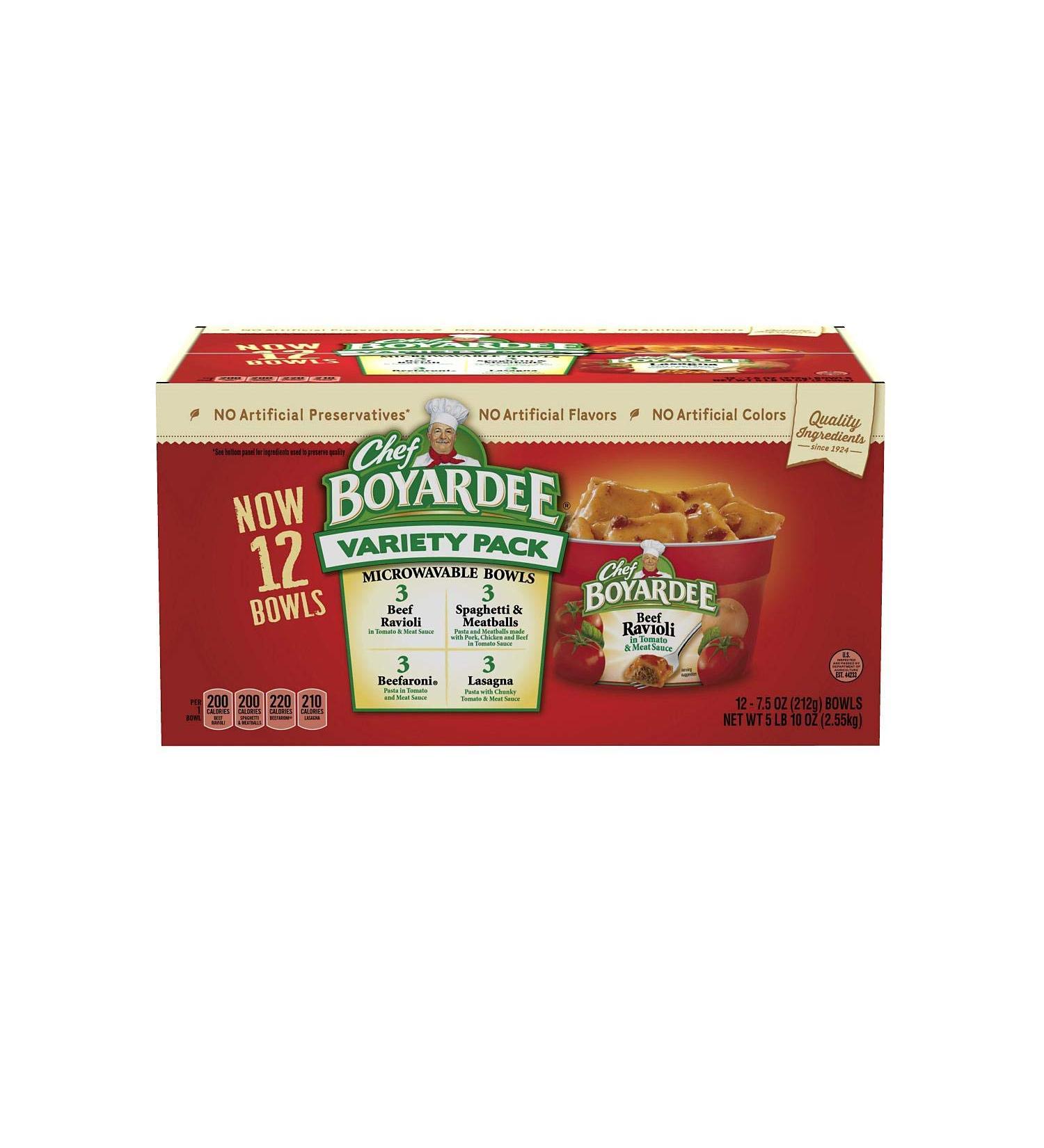 Chef Boyardee Variety Pack (7.5 oz. 12 pk.) - SET OF 3