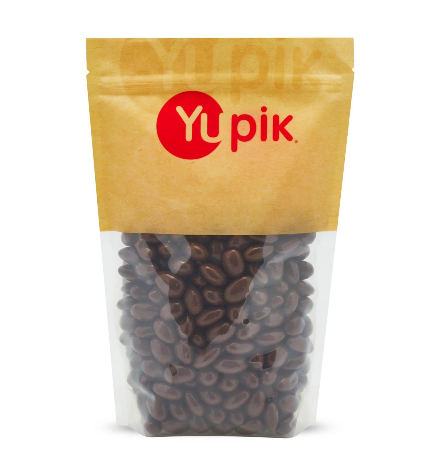 Yupik Sugar Free Milk Chocolate Almonds 1 kg Kosher Whole Nuts Milk Chocolate Covered Roasted Almonds Nuts Dipped in Chocolate Crunchy & Smooth Source of Fiber Sugar-Free Snacks - Buy Online on GoSupps.com