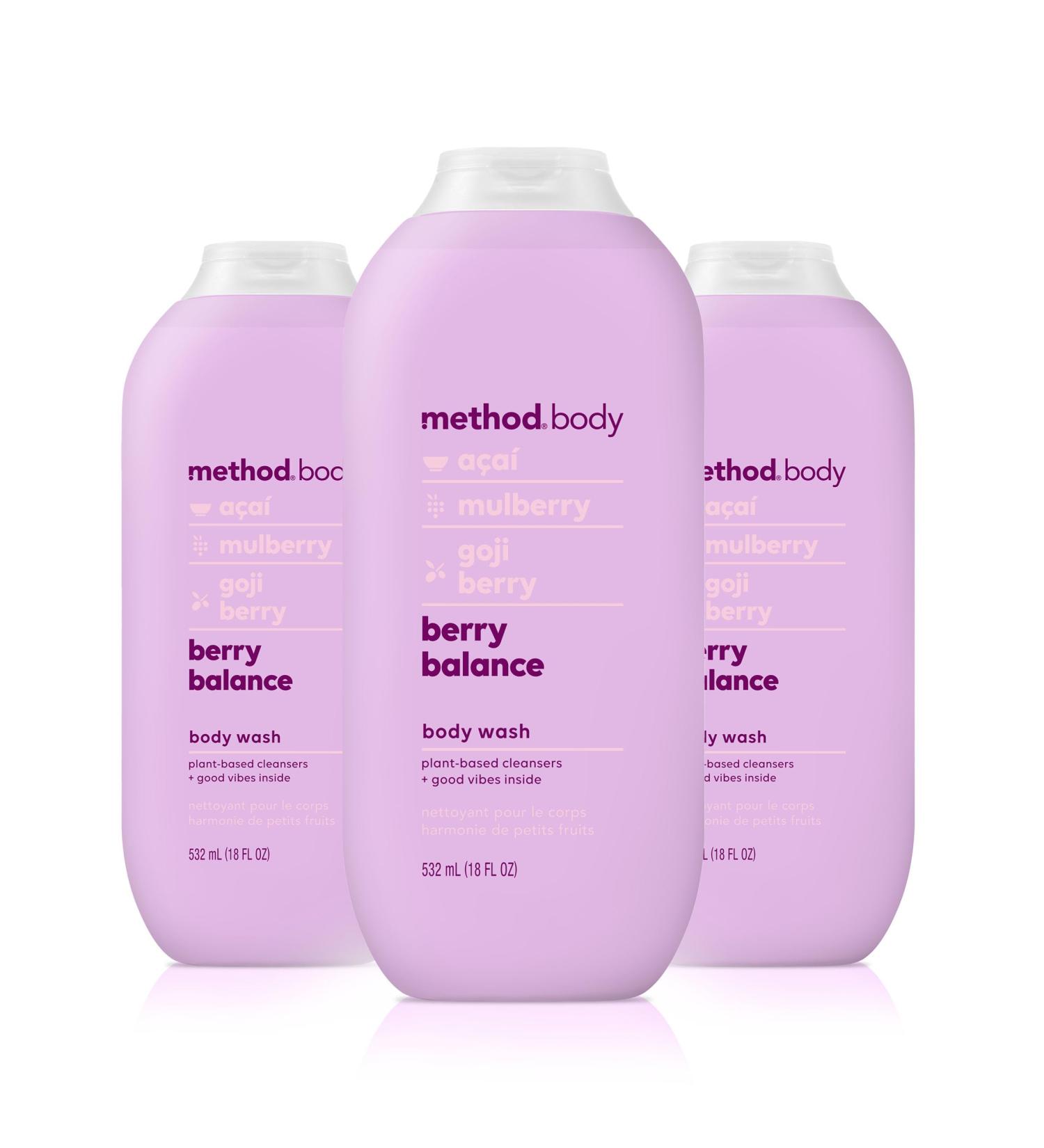 Method Body Wash, Berry Balance, 18 Ounces (Pack of 3) - Buy Online on GoSupps.com