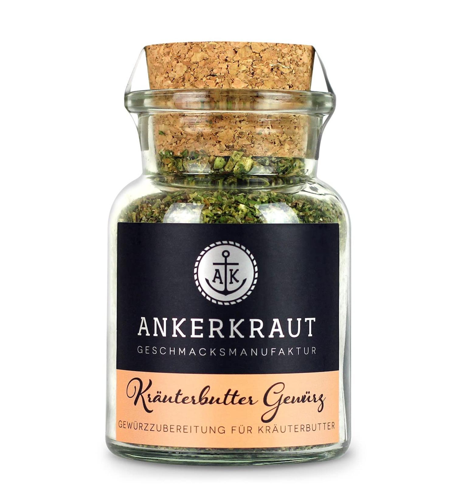 Ankerkraut Herb Butter Spice - DIY Herb Butter in 65g Cork Jar | International Shipping Available - Buy Online on GoSupps.com