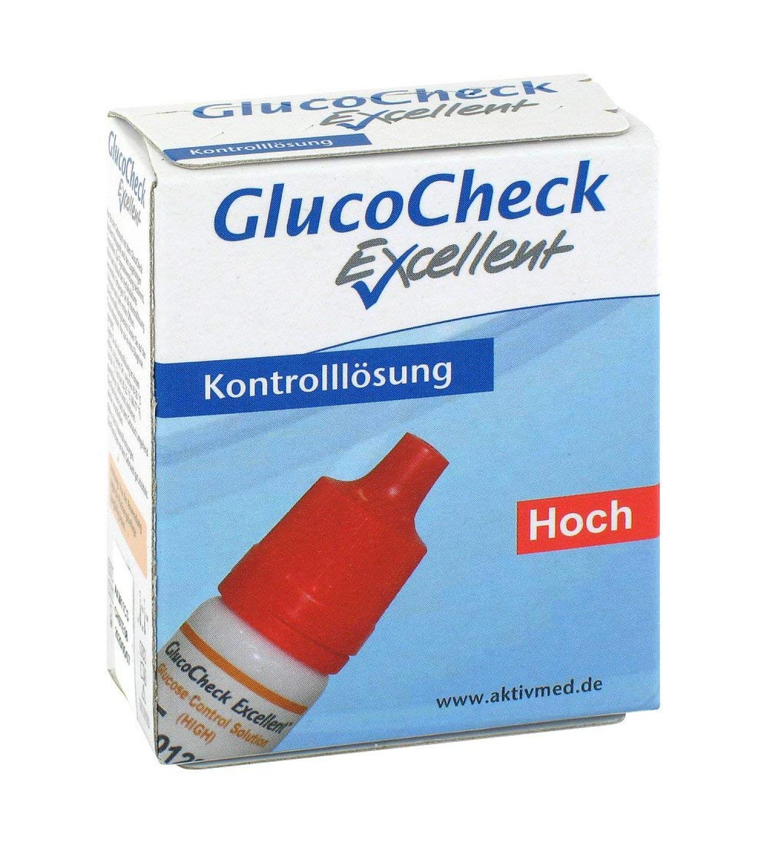 GlucoCheck Excellent control solution high 4 ml