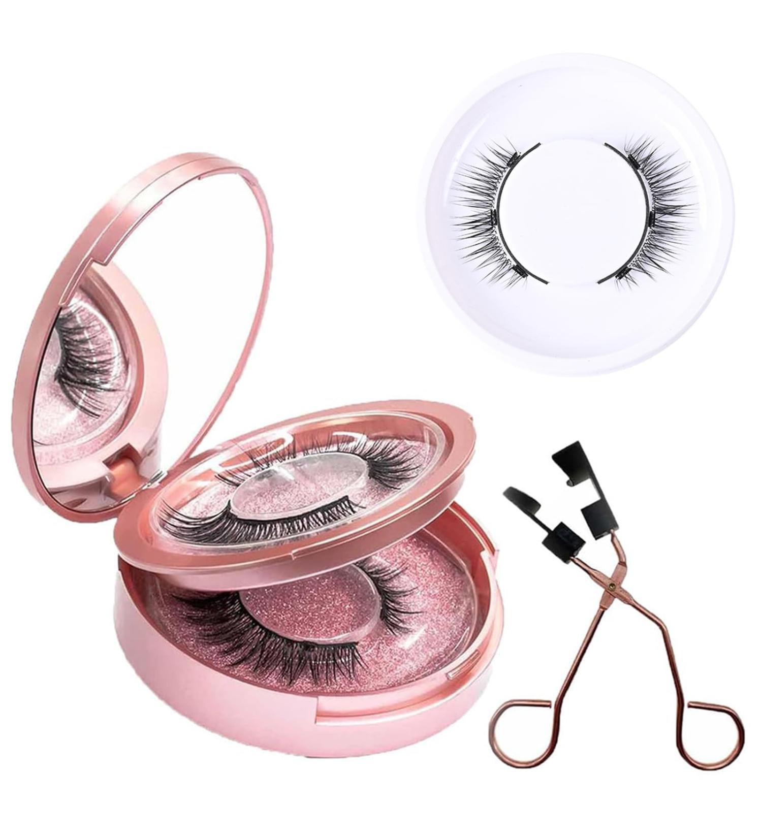 Bellaire Magnetic Lashes Magnetic Eyelashes Reusable Dual Magnetic Lashes without Eyeliner Natural Look Magnetic Eyelashes with Applicator (CY06) - Buy Online on GoSupps.com