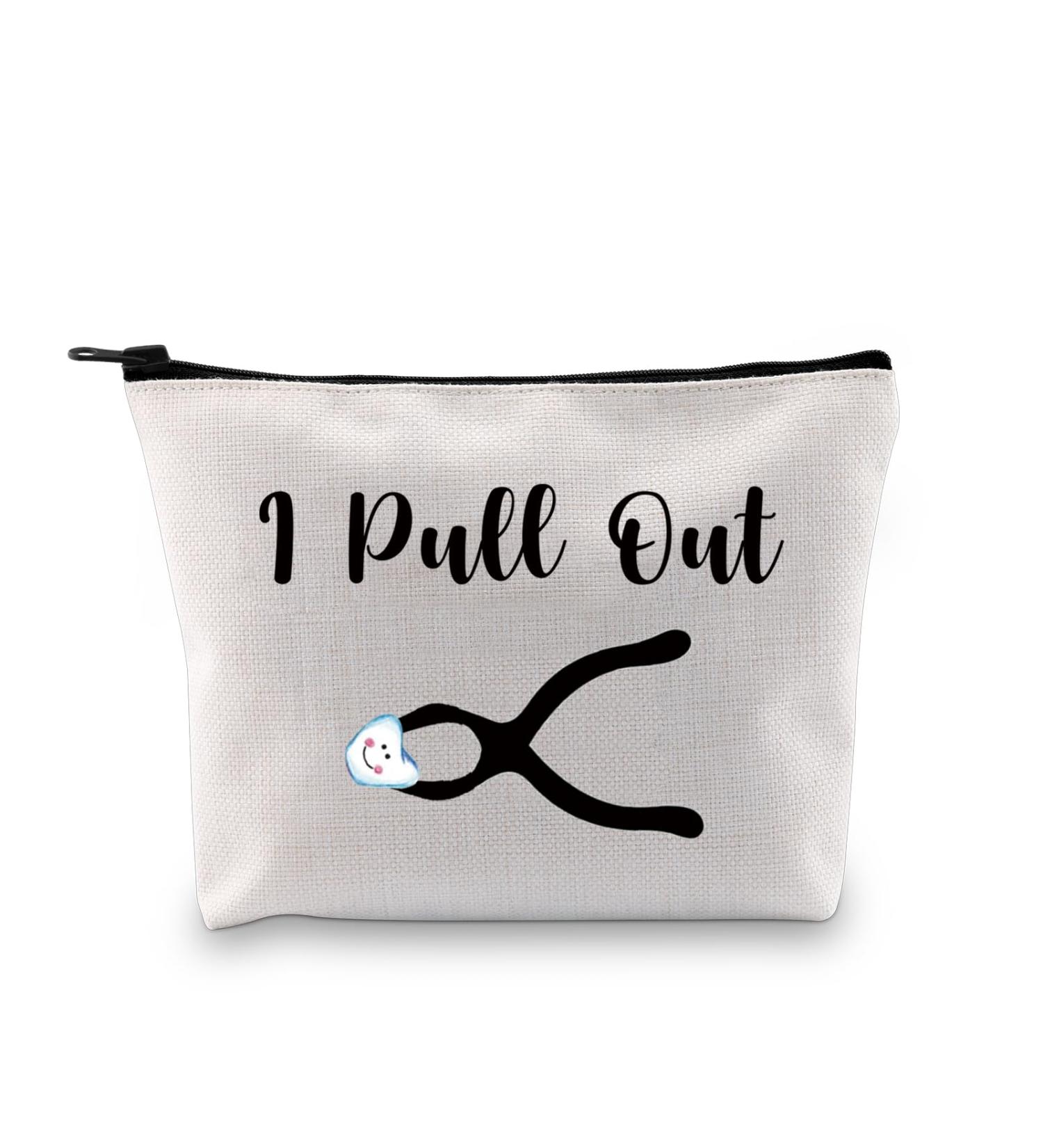 Zahnhygieniker Gift | Pull Out Dental Assistant Makeup Bag | Perfect Dentist & Dental Assistant Survival Kit - Buy Online on GoSupps.com