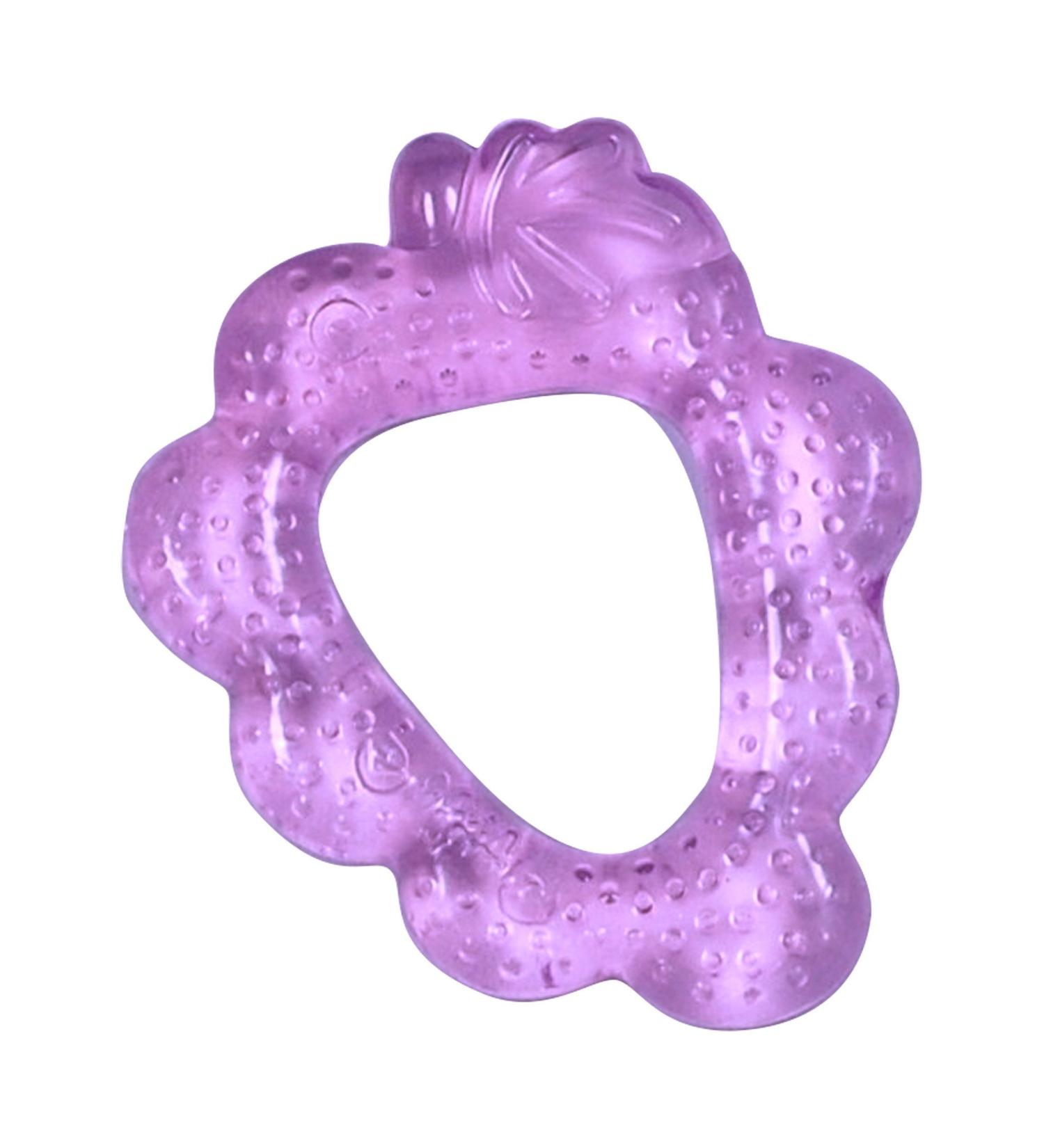 green sprouts Cool Fruit Teether | Chilled Teething Toy for Sore Gum Relief | Made Without BPA  BPS  BPF | Filled with sterilized Water