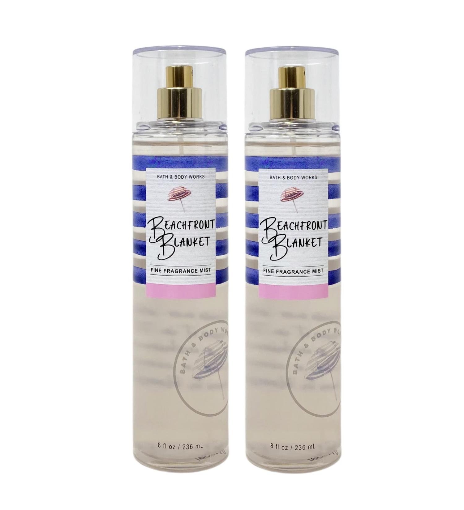 Bath & Body Works Beachfront Blanket 2 Pack Fine Fragrance Mist Set - Full Size