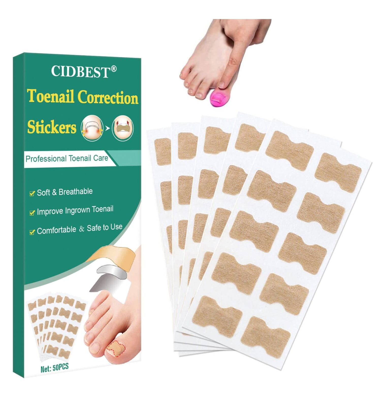 Ingrown Toenail Corrector Patch - 50PCS Natural Strips for Painless Treatment and Relief from Nail Groove - Glue-free Solution - Buy Online on GoSupps.com