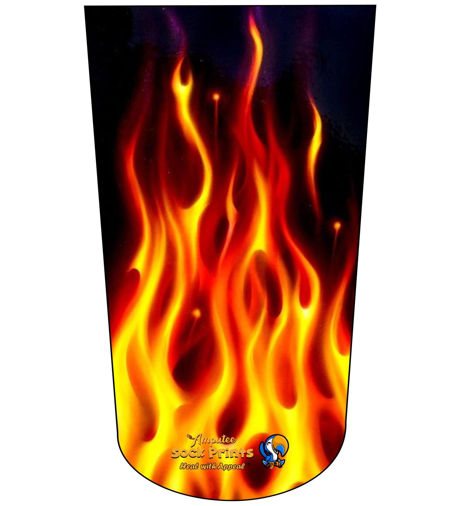 Flames V2 3PLY BTKA Amputee Stump Sock - Premium Quality - Buy Online on GoSupps.com