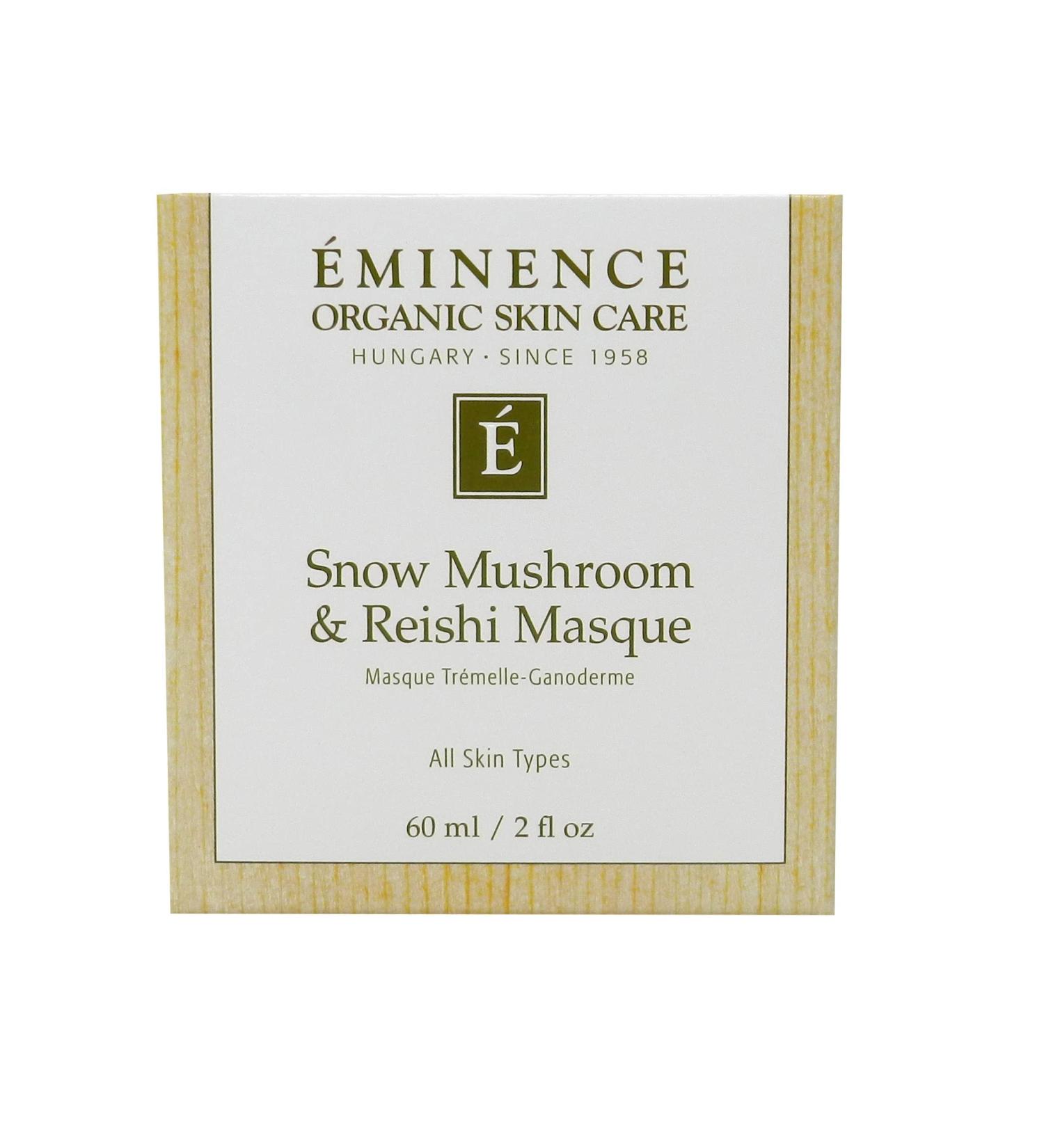 Eminence Organic Snow Mushroom & Reishi Masque 2 oz - Hydrating Face Mask for All Skin Types | Shop Internationally - Buy Online on GoSupps.com