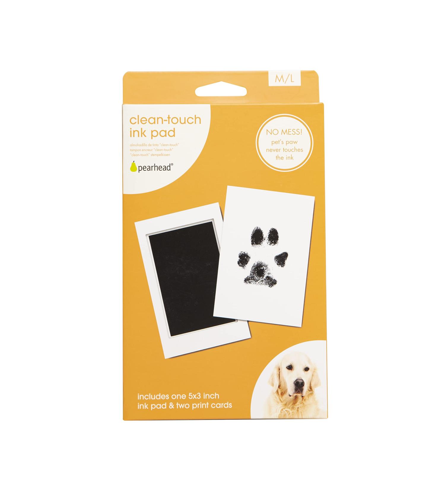 Pearhead Pet Ink Print Pad - Medium/Large Size in Black - Buy Online on GoSupps.com