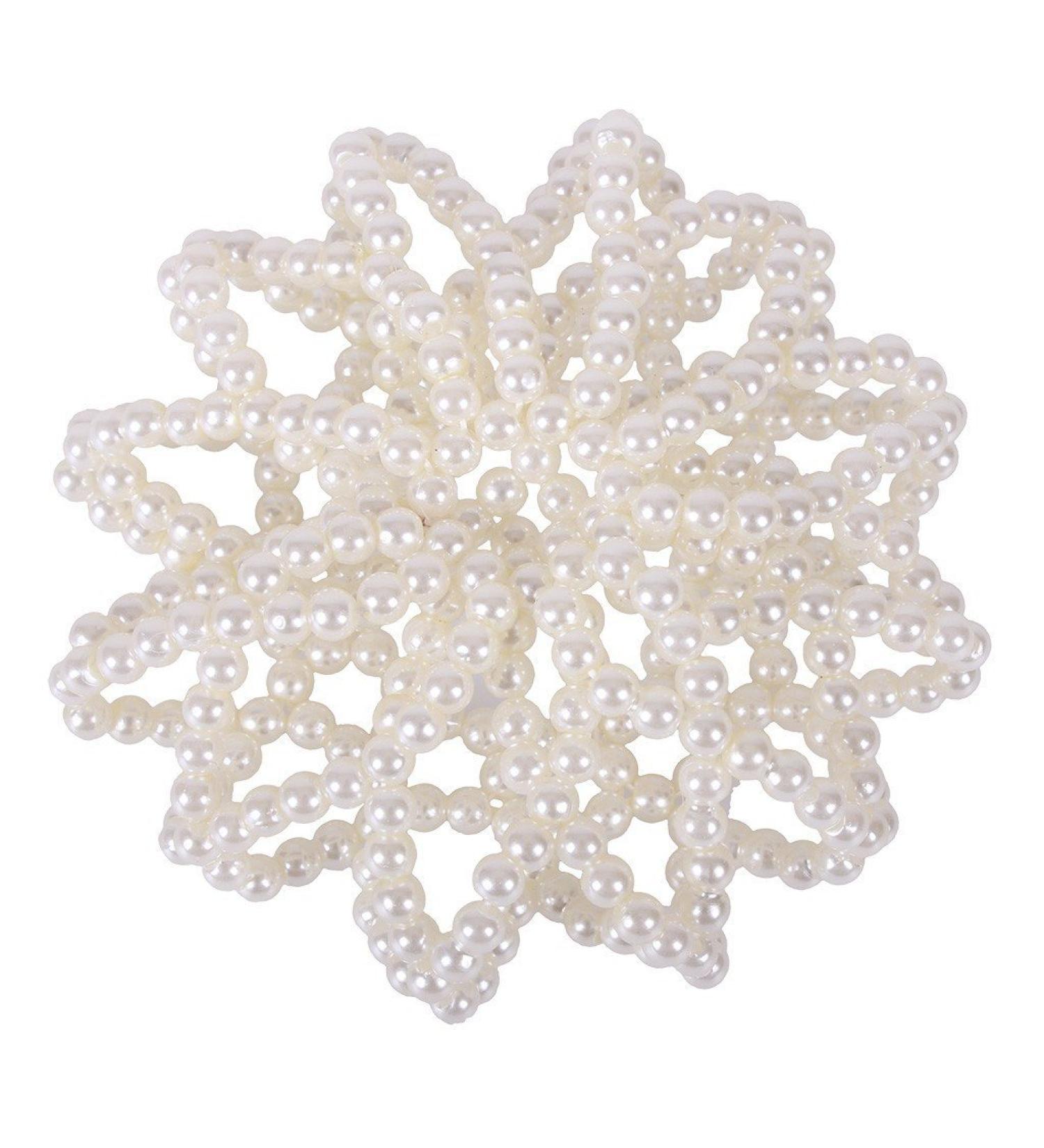 Hairnet riding tournament | Classic look | Robust elastic band | Comfortable fit (white)
