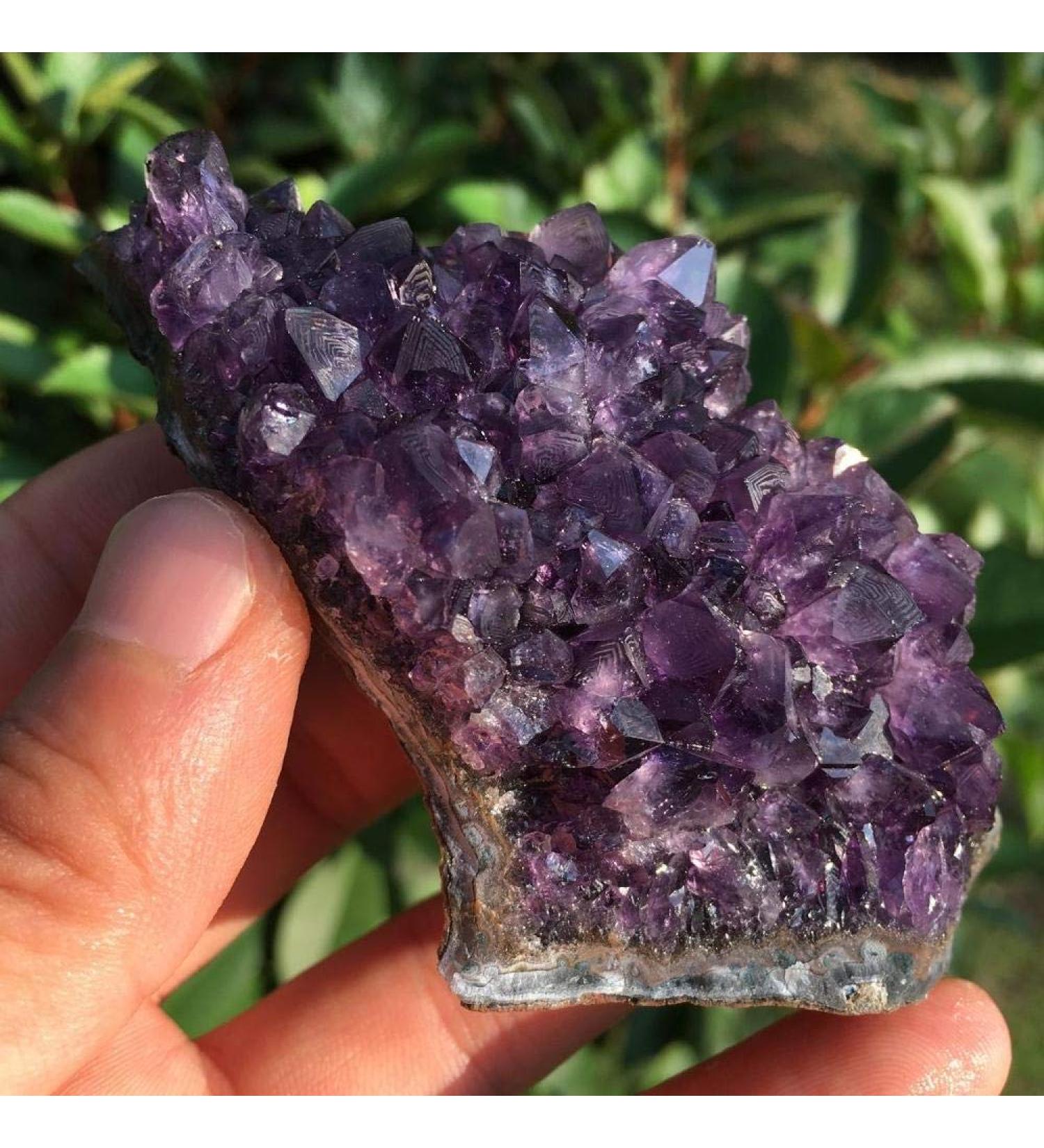 Natural Crystal Rough Natural Amethyst Quartz Crystal Cluster Specimen Healing 110-120g - Buy Online on GoSupps.com
