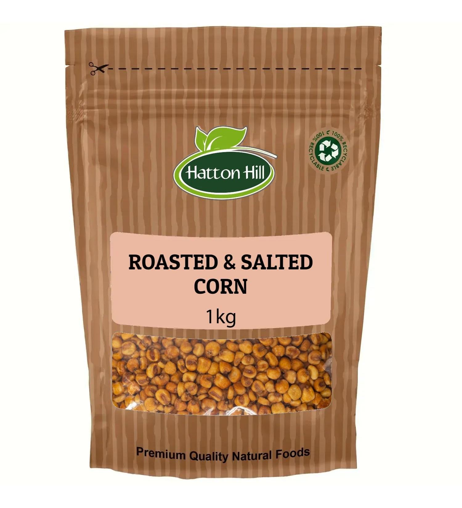 Roasted & Salted Corn 1kg by Hatton Hill - No Artificial Colours & Flavours NON-GMO