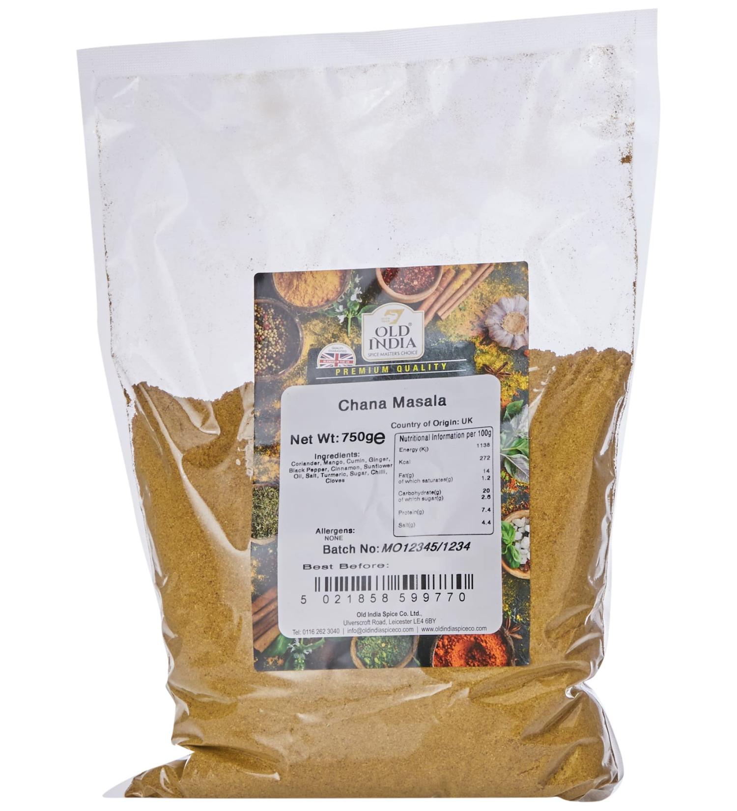 Old India Chana Masala 750g - Buy Online on GoSupps.com