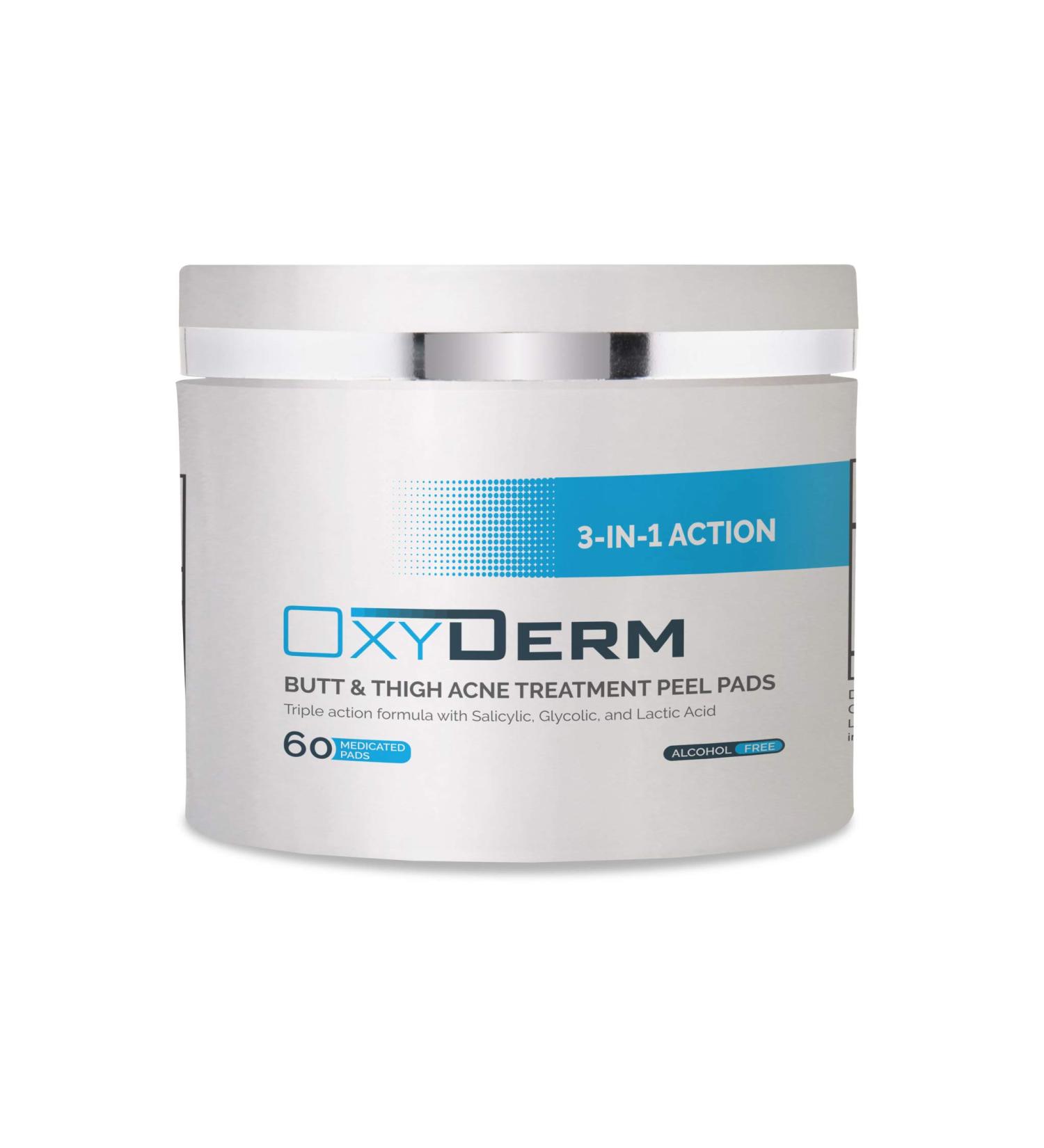 Acne Clearing Peel Pads for Butt & Thighs - Eliminate Pimples, Blemishes & Ingrown Hairs - For Men & Women - Buy Online on GoSupps.com