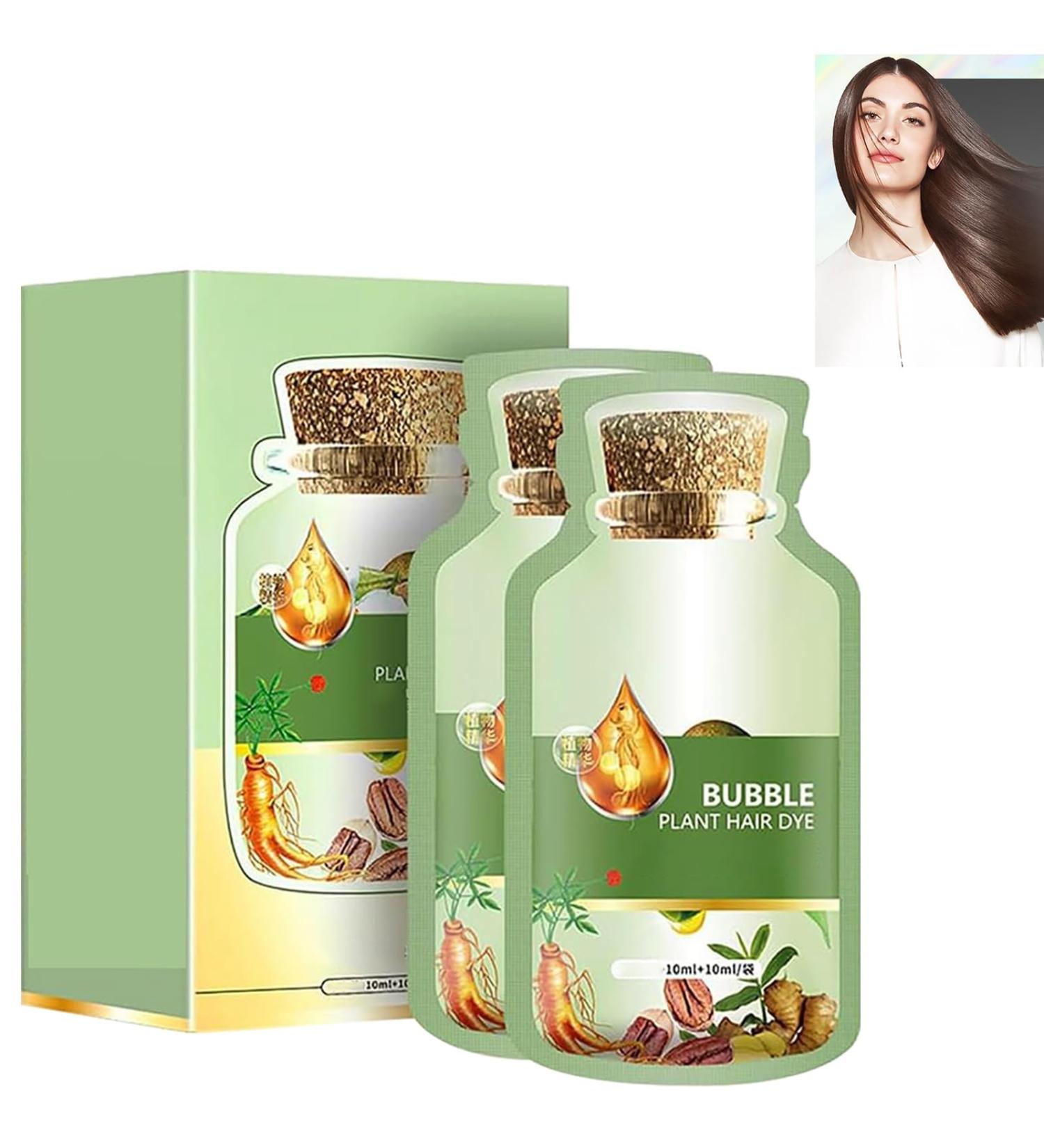 Botanical Bubble Hair Dye Natural Plant Hair Dye Shampoo Plant Foam Hair Care Hair Dye Bubble Plant Hair Dye Shampoo Pure Plant Extract for Hair Color Bubble Dye(Coffee color) - Buy Online on GoSupps.com