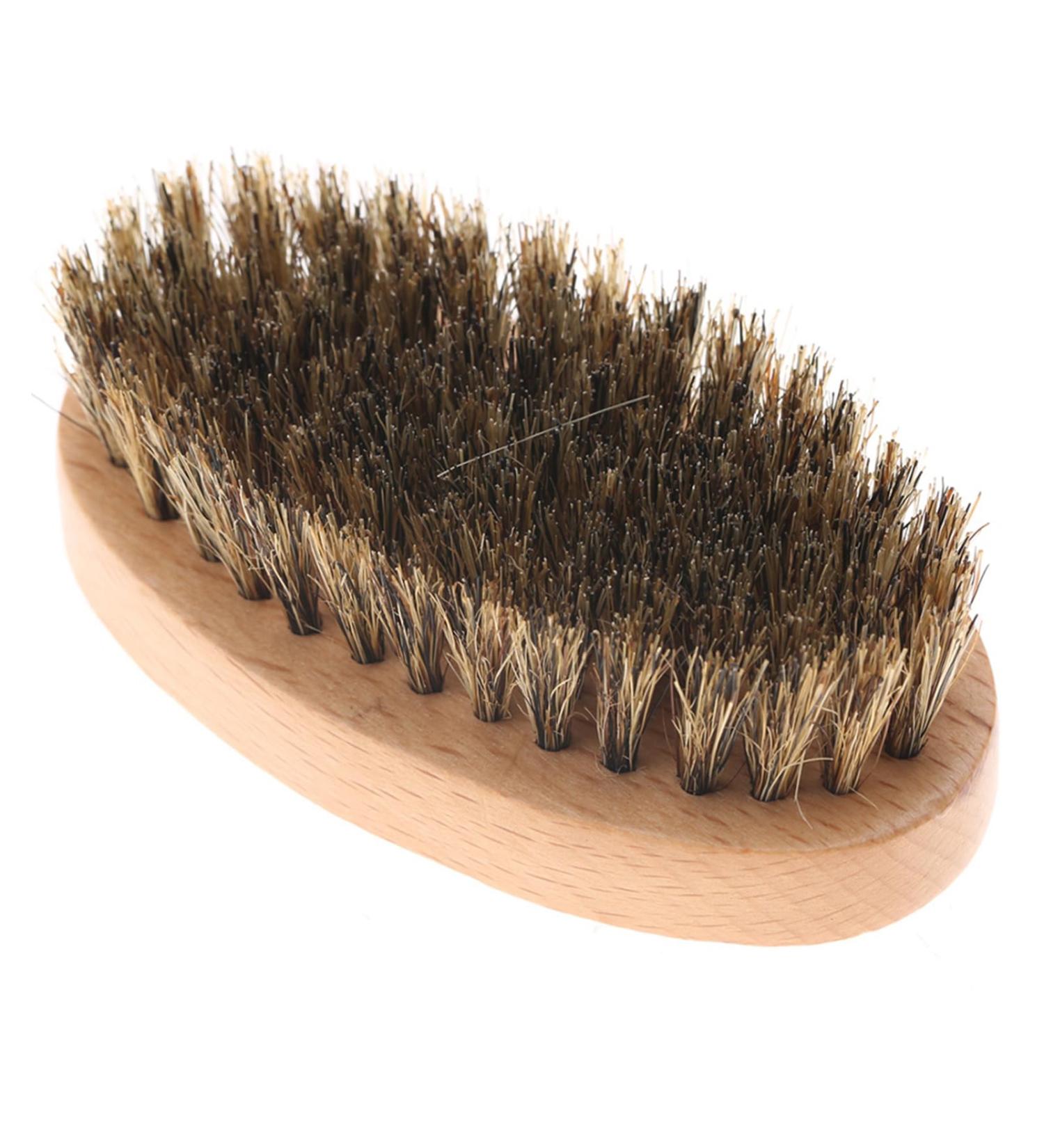 Gavigain Shaving Brush for Men | Facial Hair Cleaning & Mustache Oval Beard Brush - Premium Grooming Tool for Ultimate Shave Experience - Buy Online on GoSupps.com