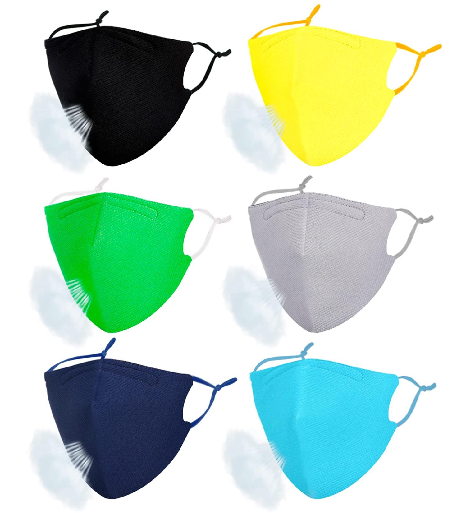 Genovega Kids Breathable Sports Face Mask - Washable, Reusable & Adjustable (Apple-Black) - Buy Online on GoSupps.com