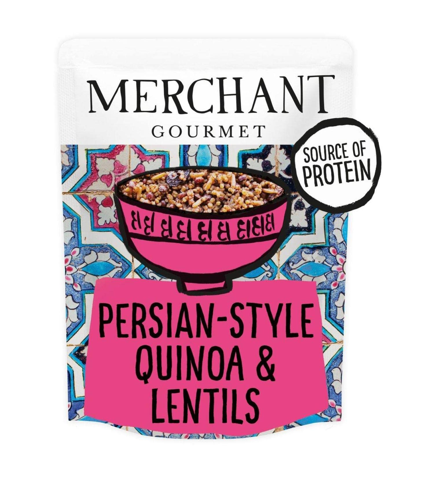 Merchant Gourmet Persian Style Quinoa & Lentils 250g Pack of 6 - Buy Online on GoSupps.com
