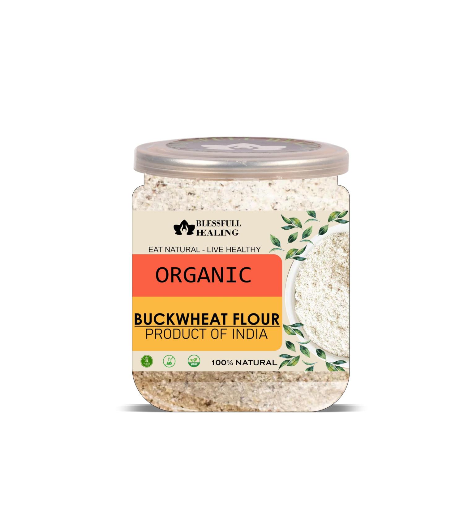 Blessfull Healing Organice BUCKWHEAT Flour 2 lb (907 Gram) - Buy Online on GoSupps.com