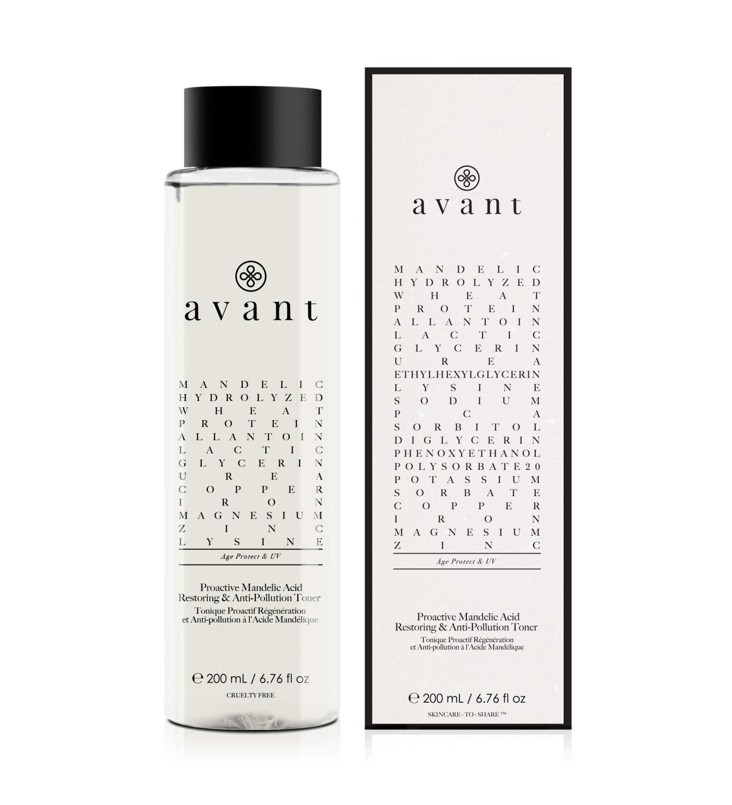 Buy Avant Proactive Mandelic Acid Toner - Anti-Pollution Restoring Formula | 200ml - International Shipping Available - Buy Online on GoSupps.com