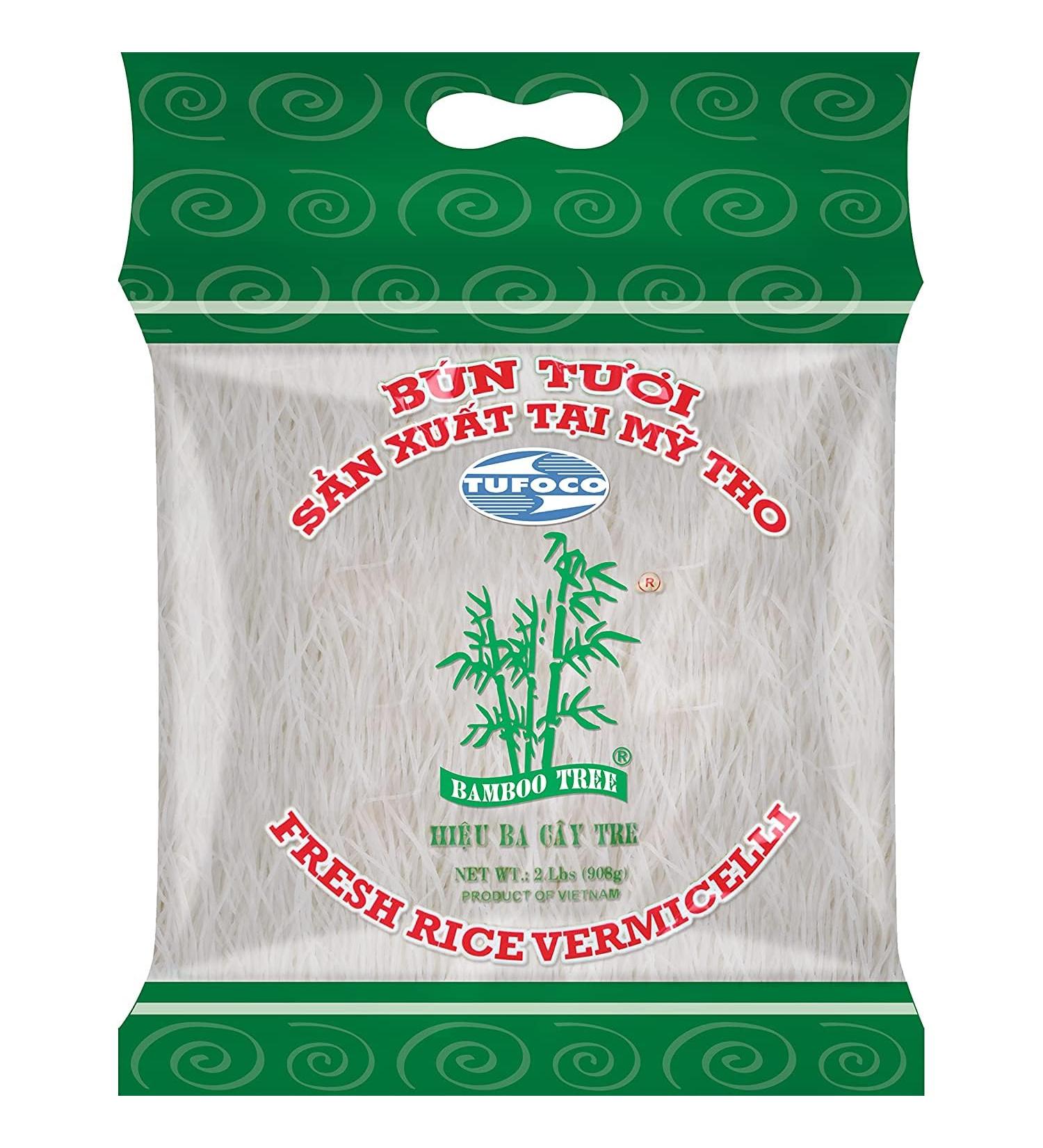 BAMBOO TREE Fresh Rice Vermicelli - 908g Pack | Premium Quality Asian Noodles for International Shipping - Buy Online on GoSupps.com