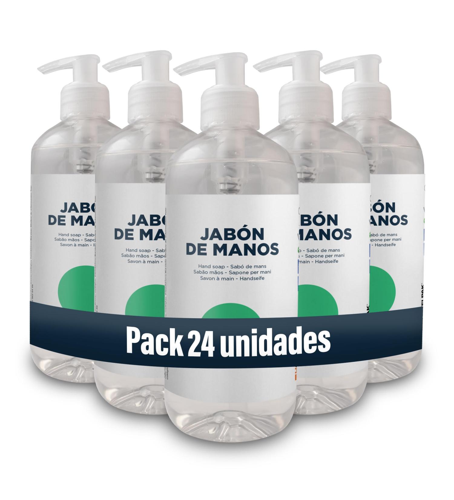  Hostelpak 500 ml | Hand soap | EcoStay Collection | Amenities for hotels | Bath items | Box: 24 pieces - Buy Online on GoSupps.com