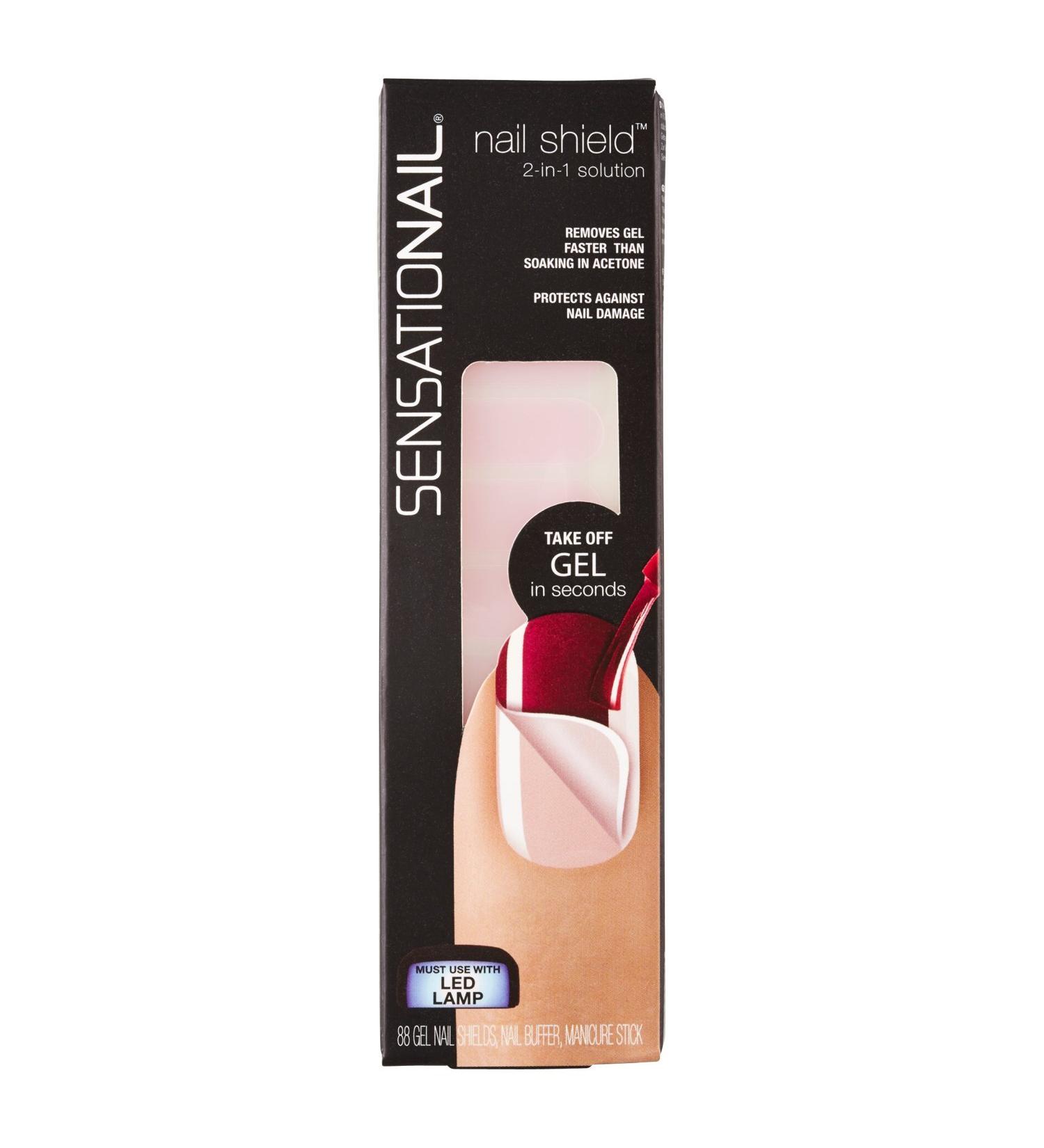 SENSATIONAIL Peel Off Nail Shield Base Strips (2 in 1 solution) - Buy Online on GoSupps.com
