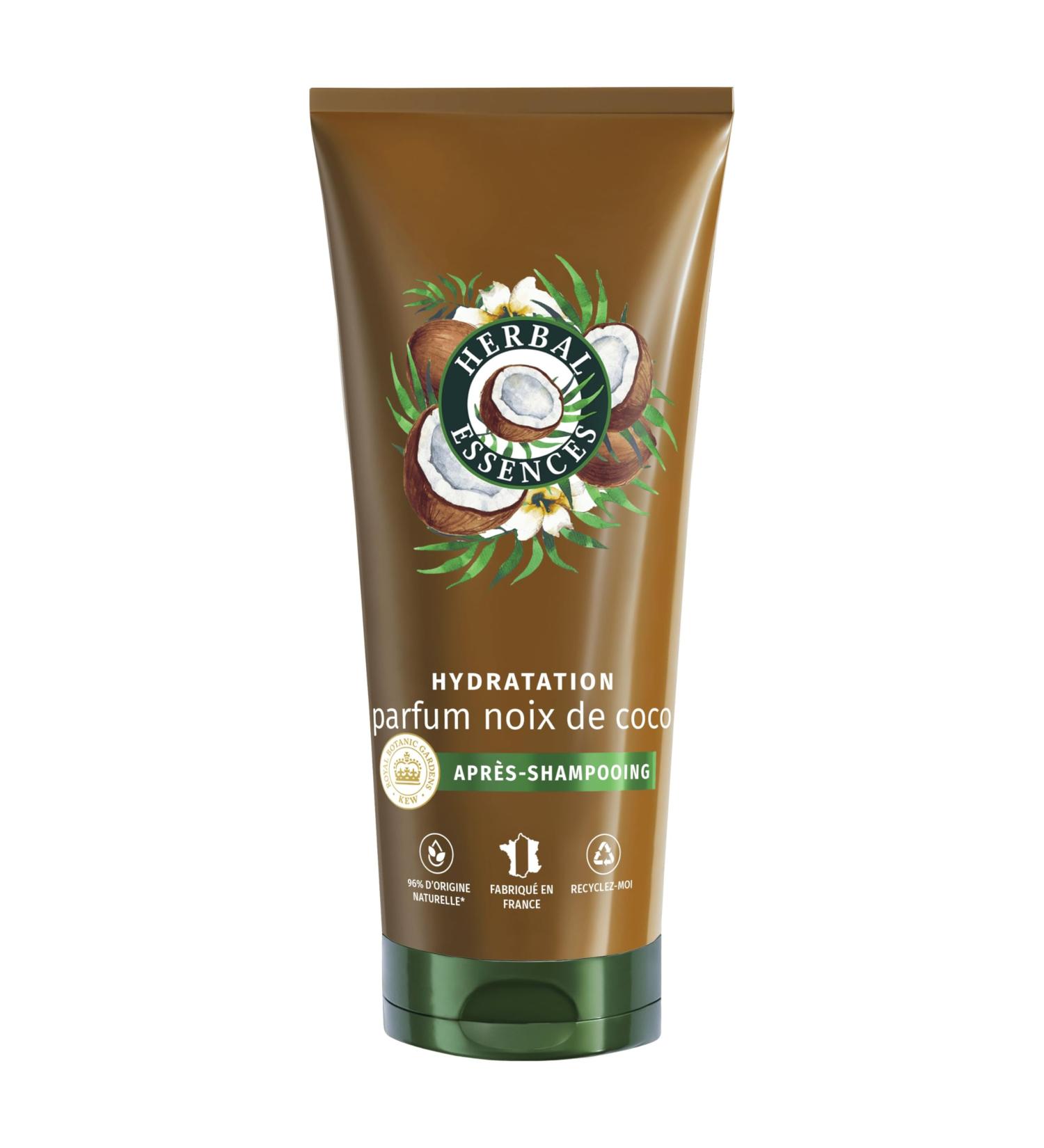Herbal Essences Hydratation Apr s-Shampoing Parfum Coco 200ml Cheveux Ab m s Aide Nourrir et Lisser pour des Cheveux Doux Ingr dients d'Origine Naturelle V gan et Non Test sur les Animaux Herbal Essences Apr s-Shampoing Parfum Coco 200ml - Buy Online on GoSupps.com