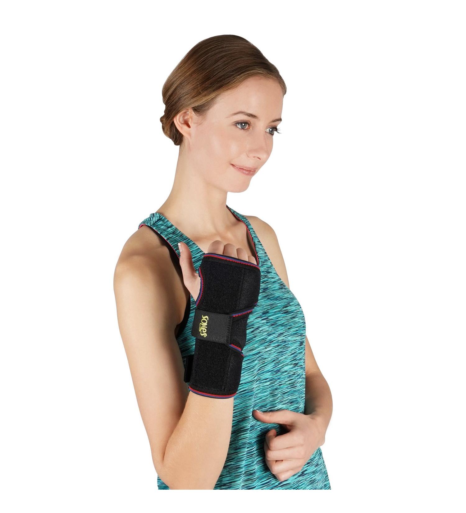 Buy Soles Wrist Splint Brace - Adjustable Comfortable Support for Pain Relief | International Shipping Available - Buy Online on GoSupps.com