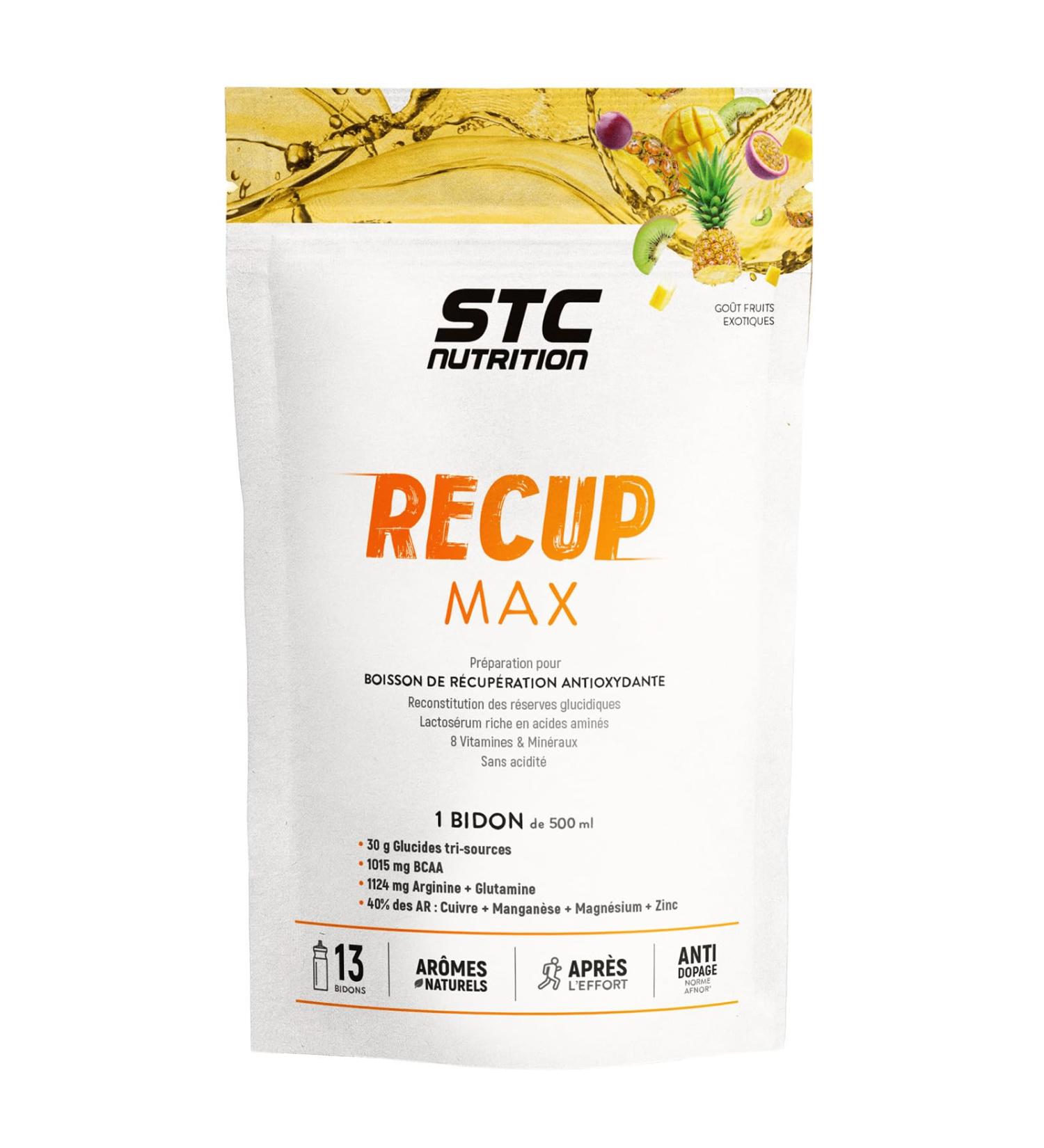 STC NUTRITION - Recup Max - Antioxidant Recovery Drink Preparation - Exotic Fruit Flavor - Anti-Doping - 13 cans - 525g - Buy Online on GoSupps.com