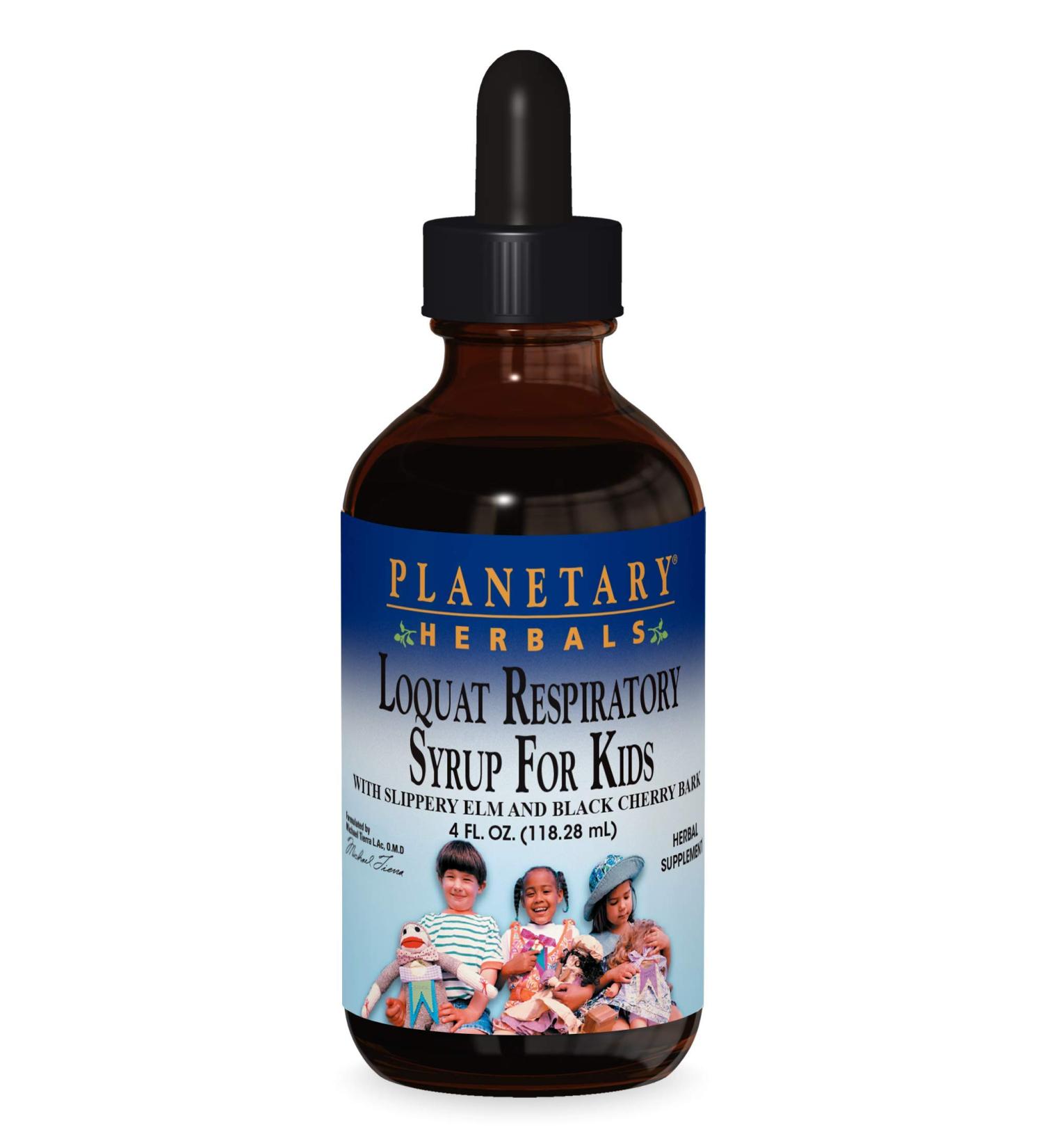 Shop Planetary Herbals Loquat Respiratory Syrup for Kids - 4 oz | International Shipping Available - Buy Online on GoSupps.com