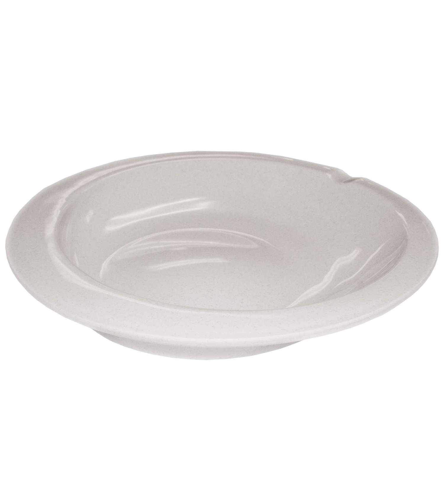 Rehabilitation Advantage Round scoop Dish with Sloped Lip 1 count - Buy Online on GoSupps.com