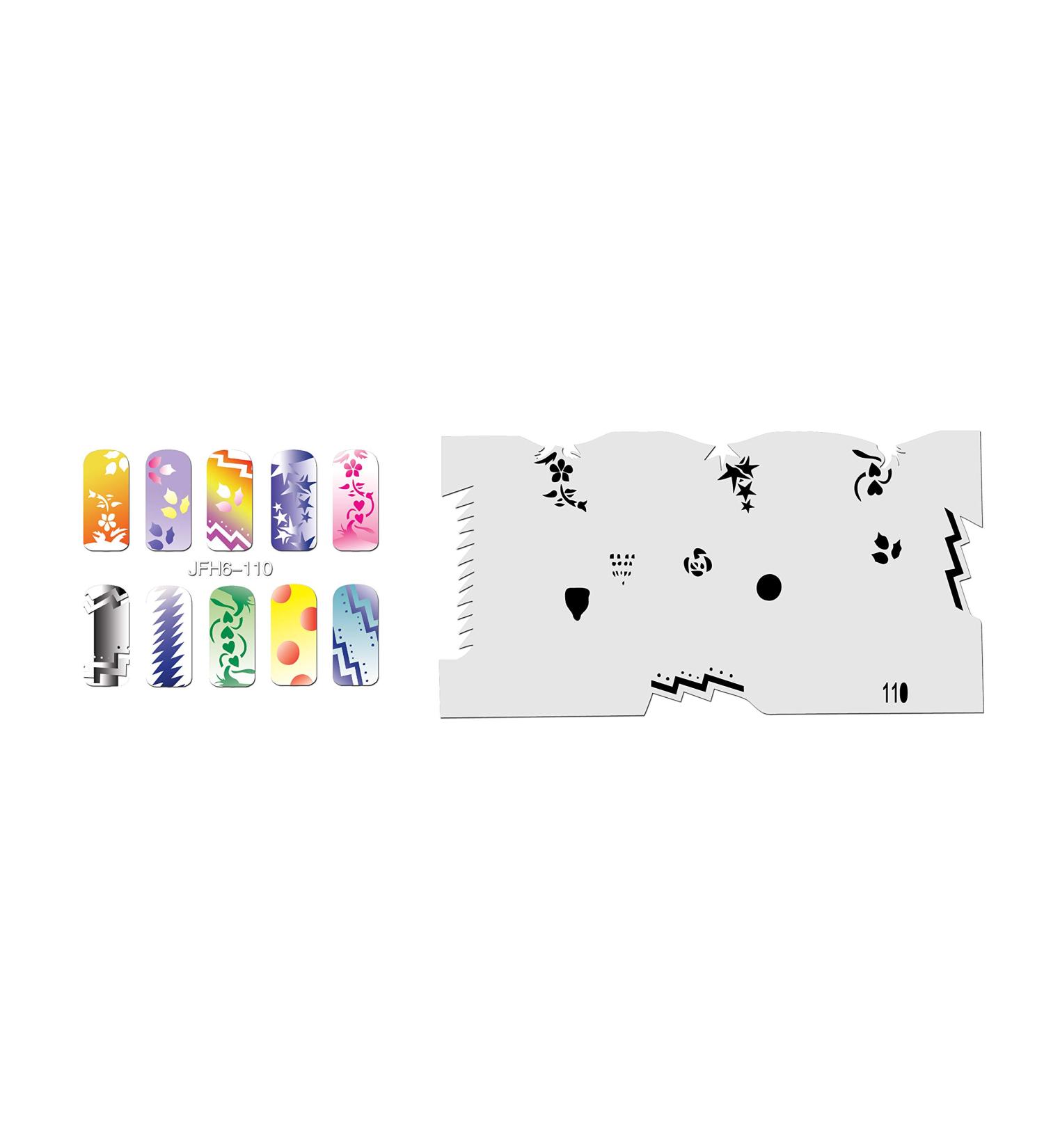 Fingernail stencil (airbrush nail art) Fengda JFH06-110