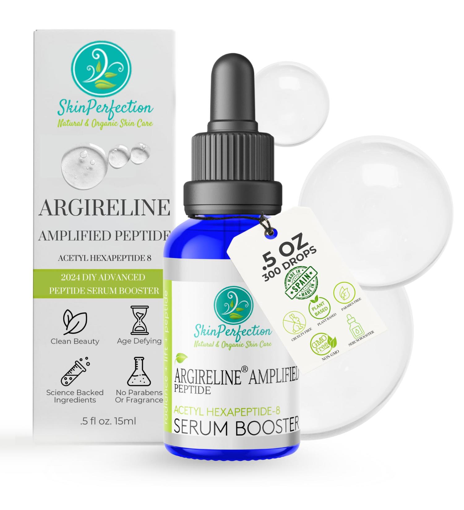 Skin Perfection Argireline Amplified Peptide Solution - Anti-Aging DIY Wrinkle Relaxing | Acetyl Hexapeptide 8 for Face Cream - Buy Online on GoSupps.com