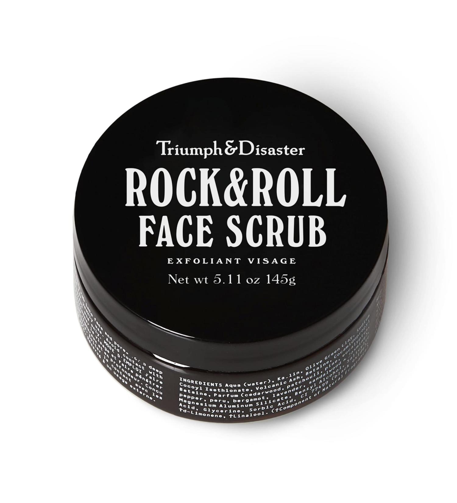 Triumph & Disaster Rock & Roll Facial Peeling - Volcanic Ash & Green Clay - Natural Blackhead Remover - Nourishing Facial Treatment 145g - Buy Online on GoSupps.com