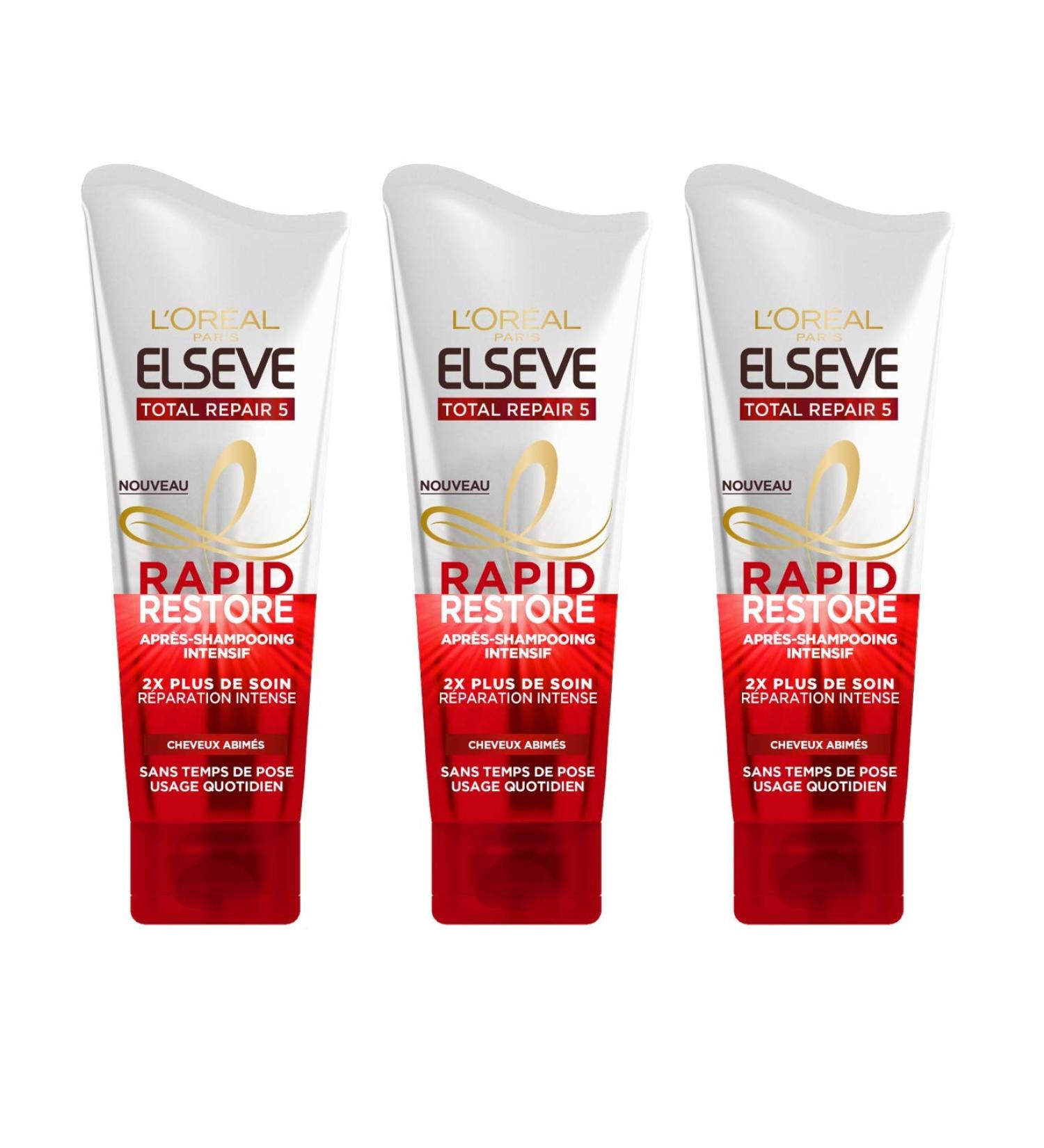 L'Or al Paris Els ve Rapid Restore Tr5 Intensive Intense Repair 180 ml 3 pieces Rapid Restore 3 pieces