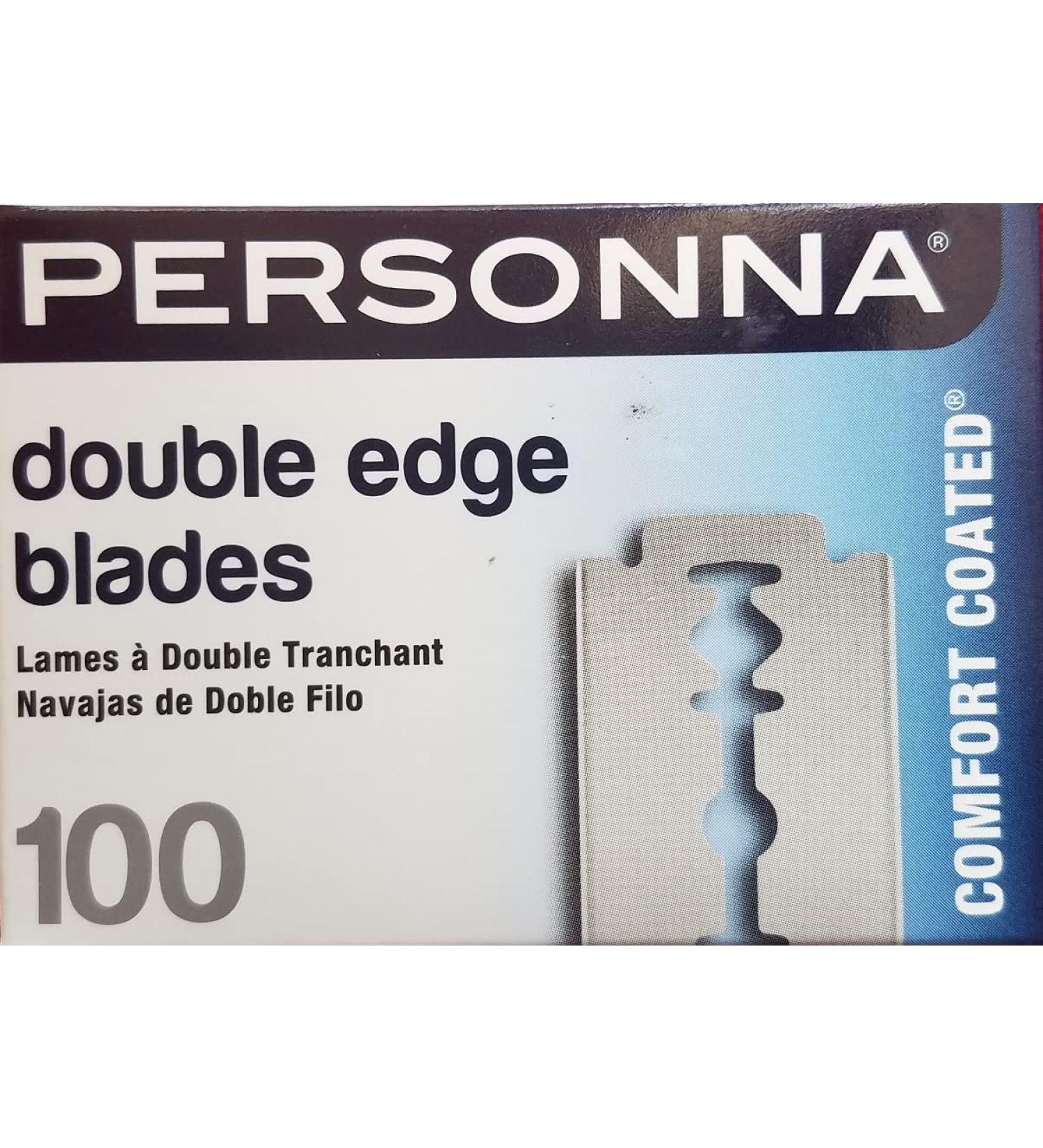 Personna Double Edge Razor Blades - 100 Count - Buy Online on GoSupps.com