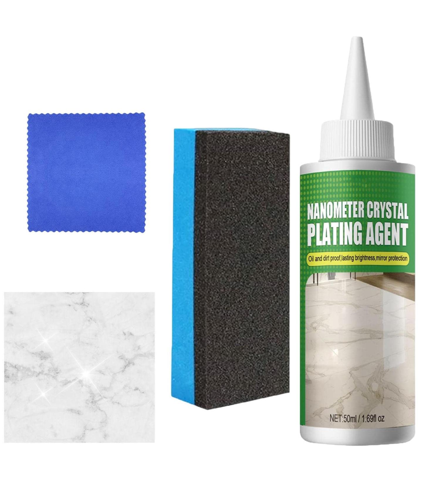 Agent for Tile - Crystal Plating Agent Ceramic Tile Polish Quartz Countertop Cleaner Plating Agent for Kitchen Everyday Cleaning - Buy Online on GoSupps.com